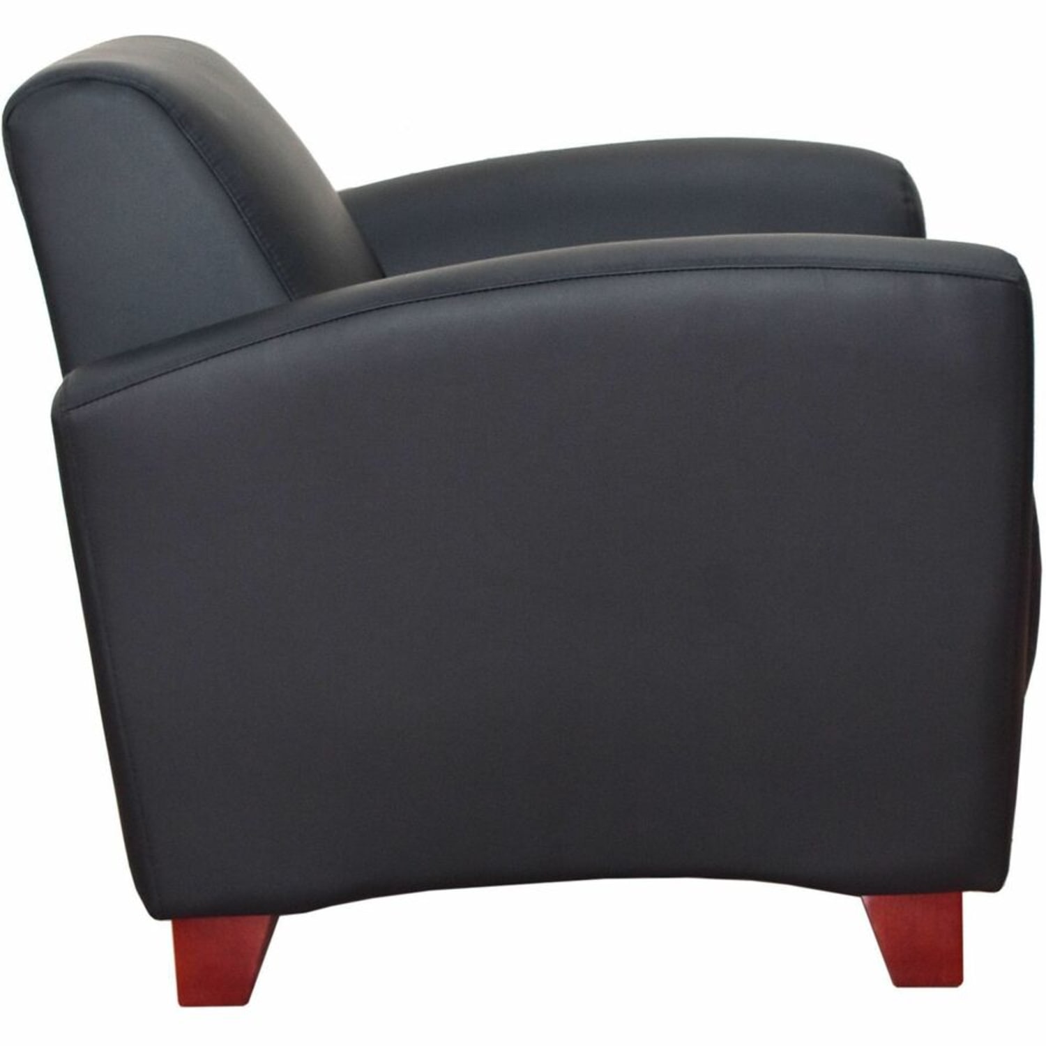 Lorell Accession Bonded Leather Reception Club Chair Black PopularChairscom Lorell Accession Bonded Leather Reception Club Chair Black PopularChairscom