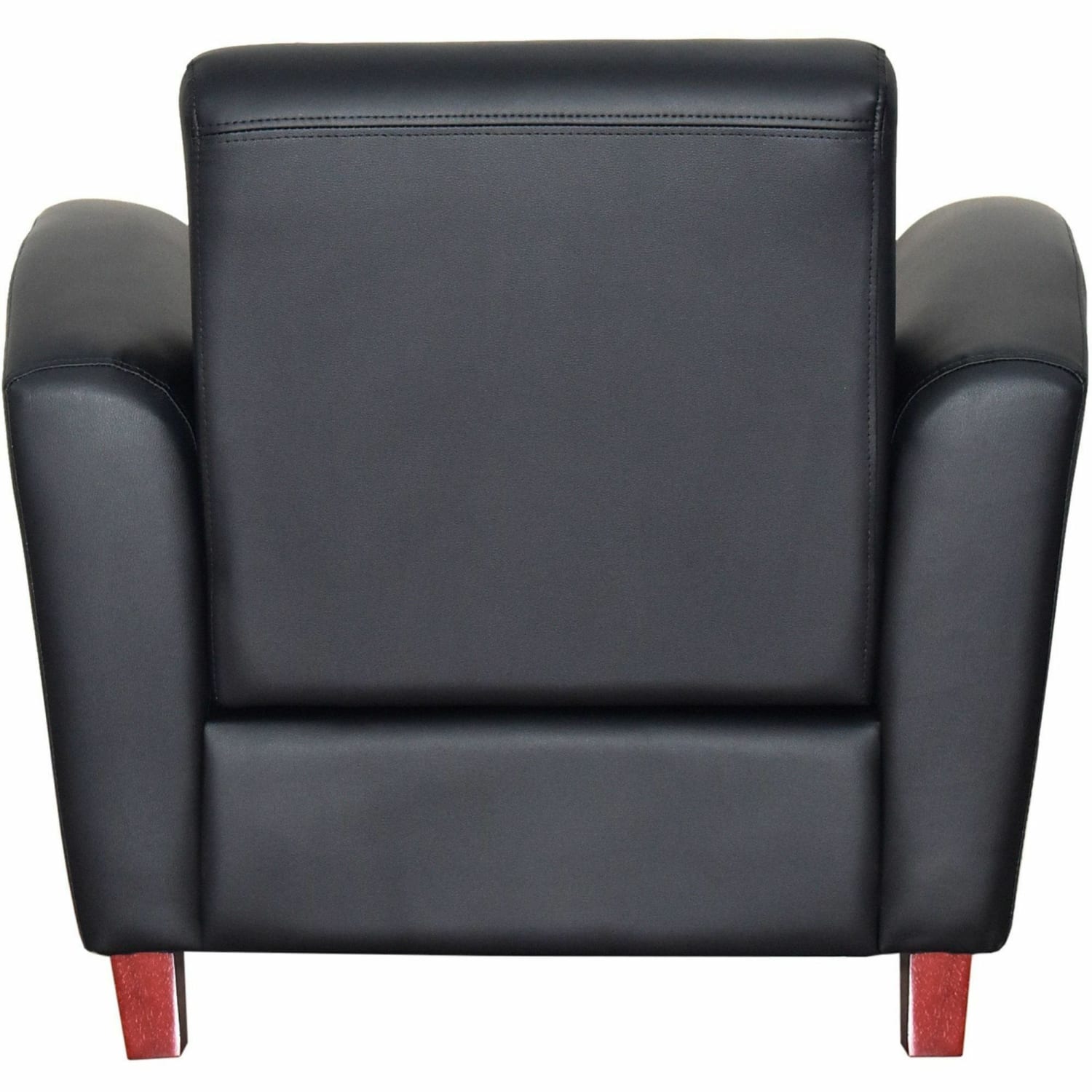 Lorell Accession Bonded Leather Reception Club Chair Black PopularChairscom Lorell Accession Bonded Leather Reception Club Chair Black PopularChairscom