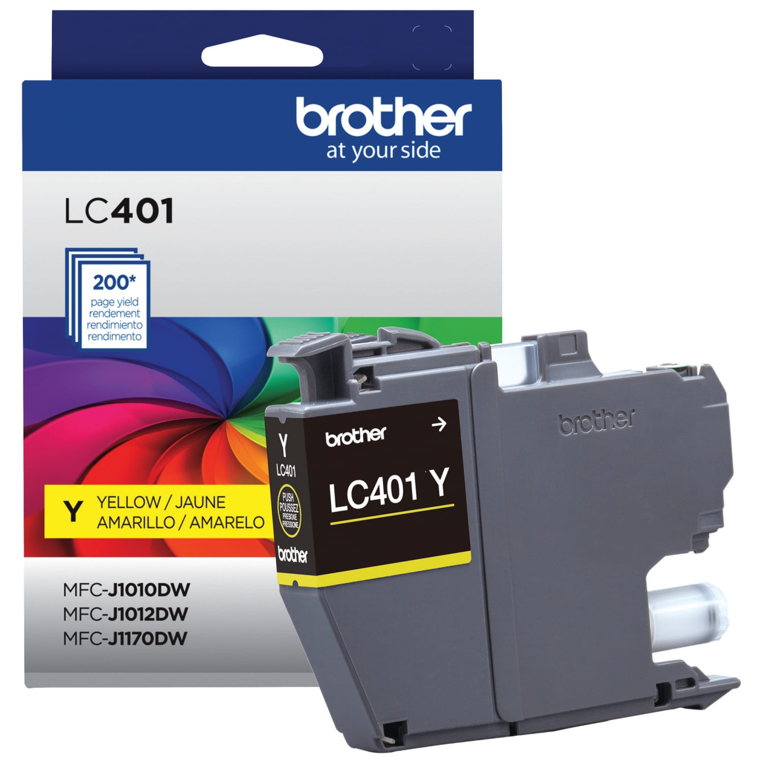 Brother LC401 Yellow Ink Cartridge, LC401Y - Image 3