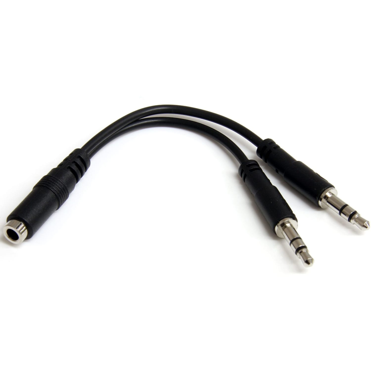 StarTech.com 3.5mm 4 Position To 2 x 3 Position 3.5mm Headset Splitter Adapter - Image 6