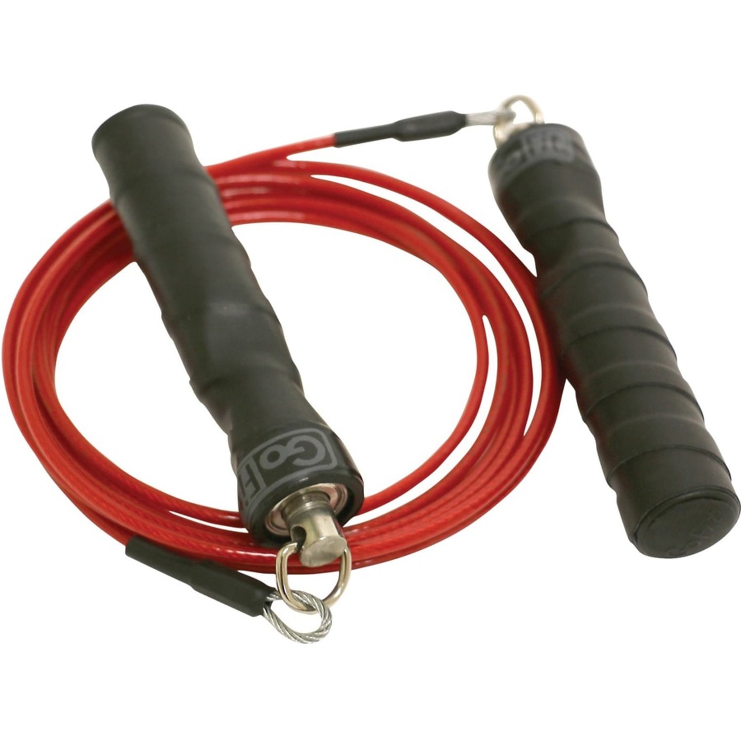 GoFit Pro Cable Rope - 108in Length - Red - Steel - Image 4