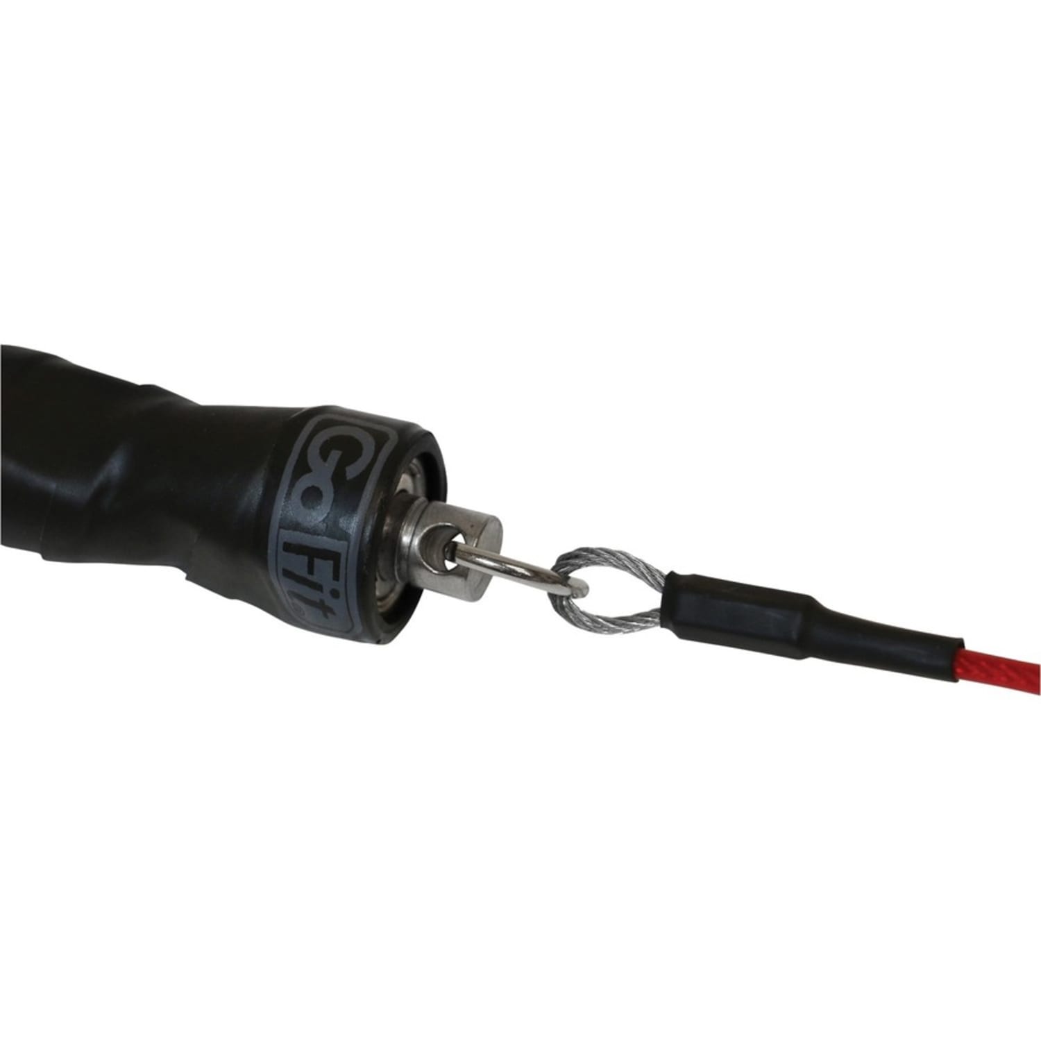 GoFit Pro Cable Rope - 108in Length - Red - Steel - Image 6