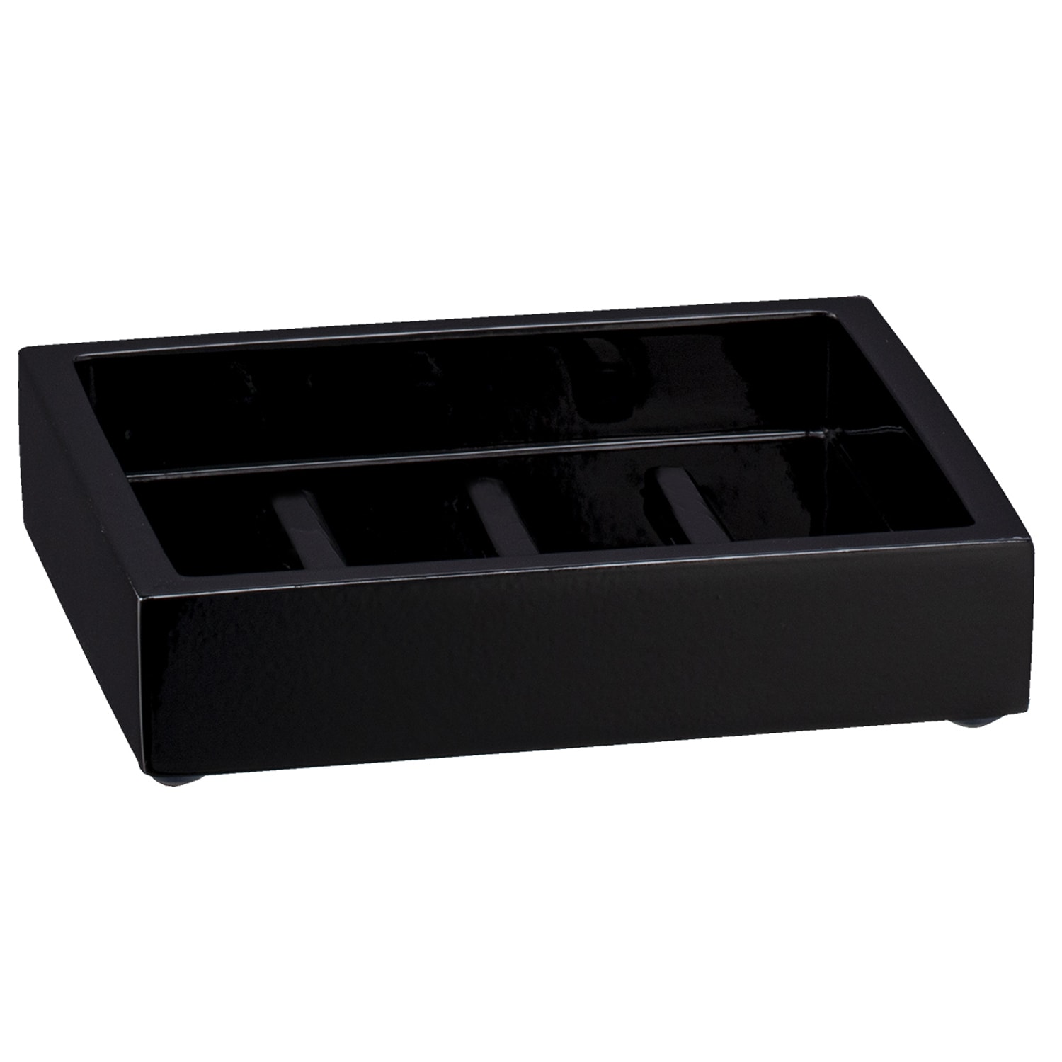 Erwyn Products Brilliance Soap Dishes, Black, Total Qty 8