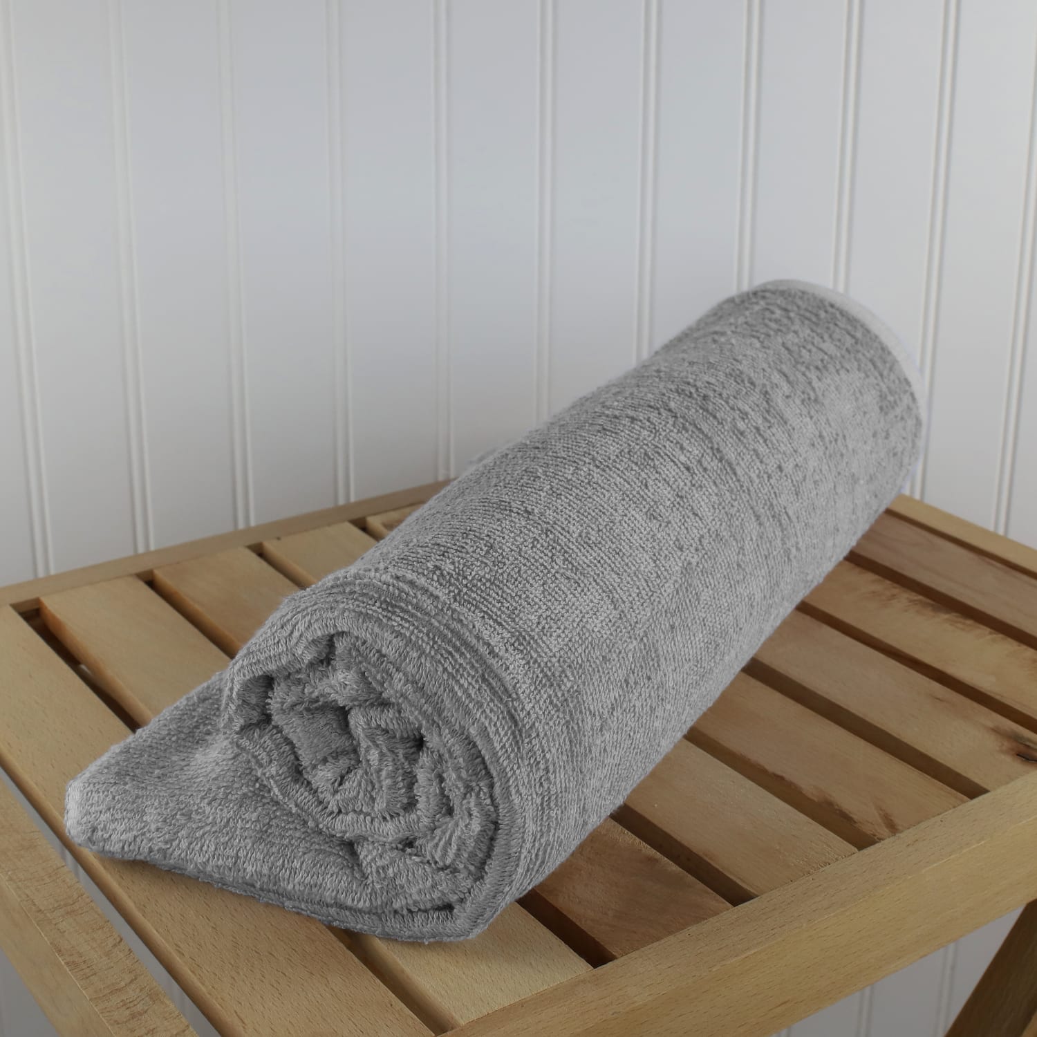 1888 Mills Fibertone Pool Towels, Solid, Gray, Case of 48 - Image 6