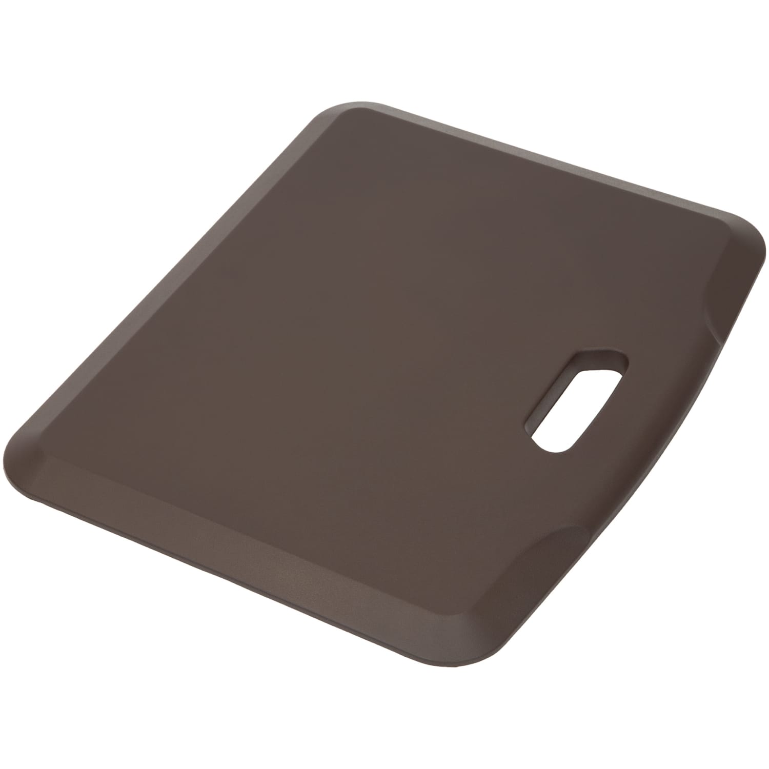Mount-It! Portable Anti-Fatigue Floor Mat, Rubberized Gel Foam, 18in x 22in, Brown