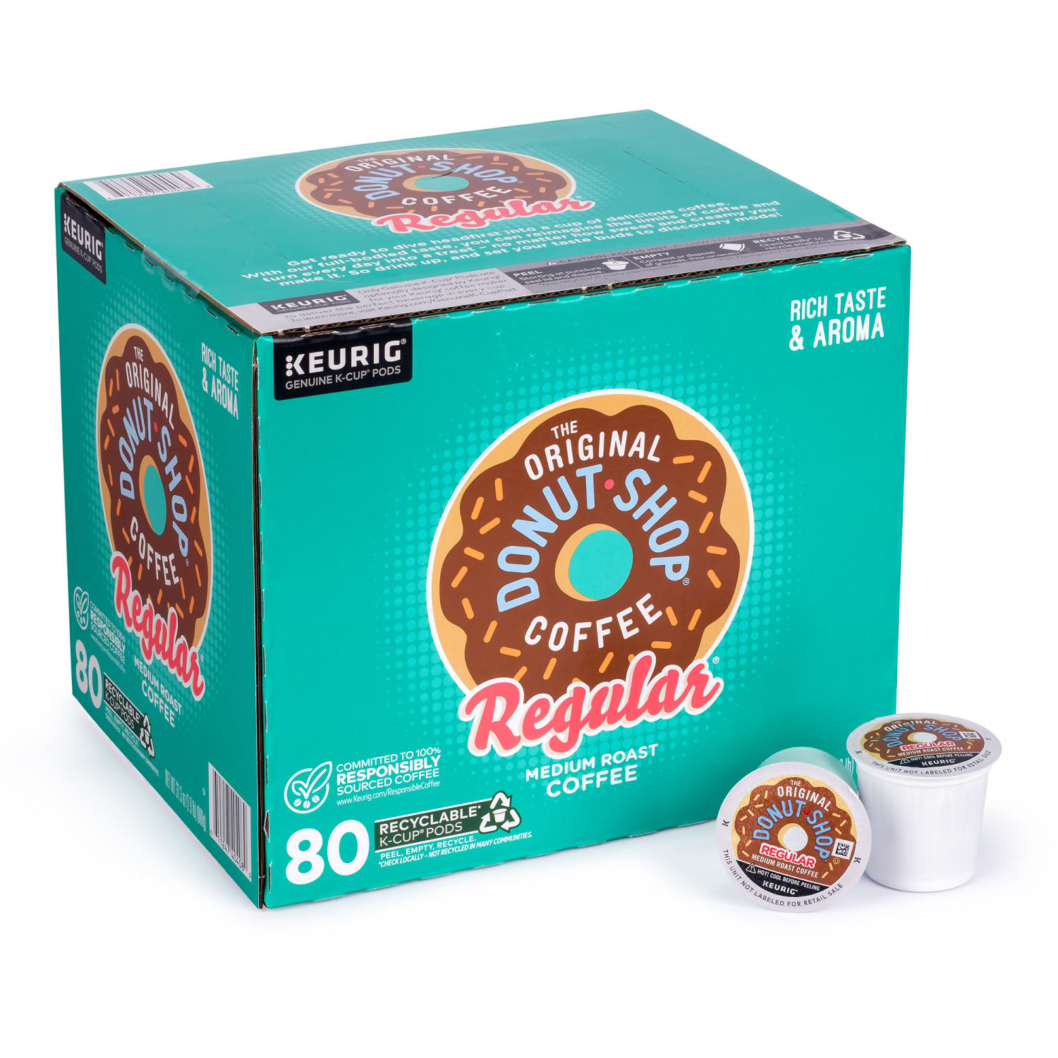 The Original Donut Shop Single-Serve Coffee K-Cup, Medium Roast, Classic, Carton Of 80 - Image 3