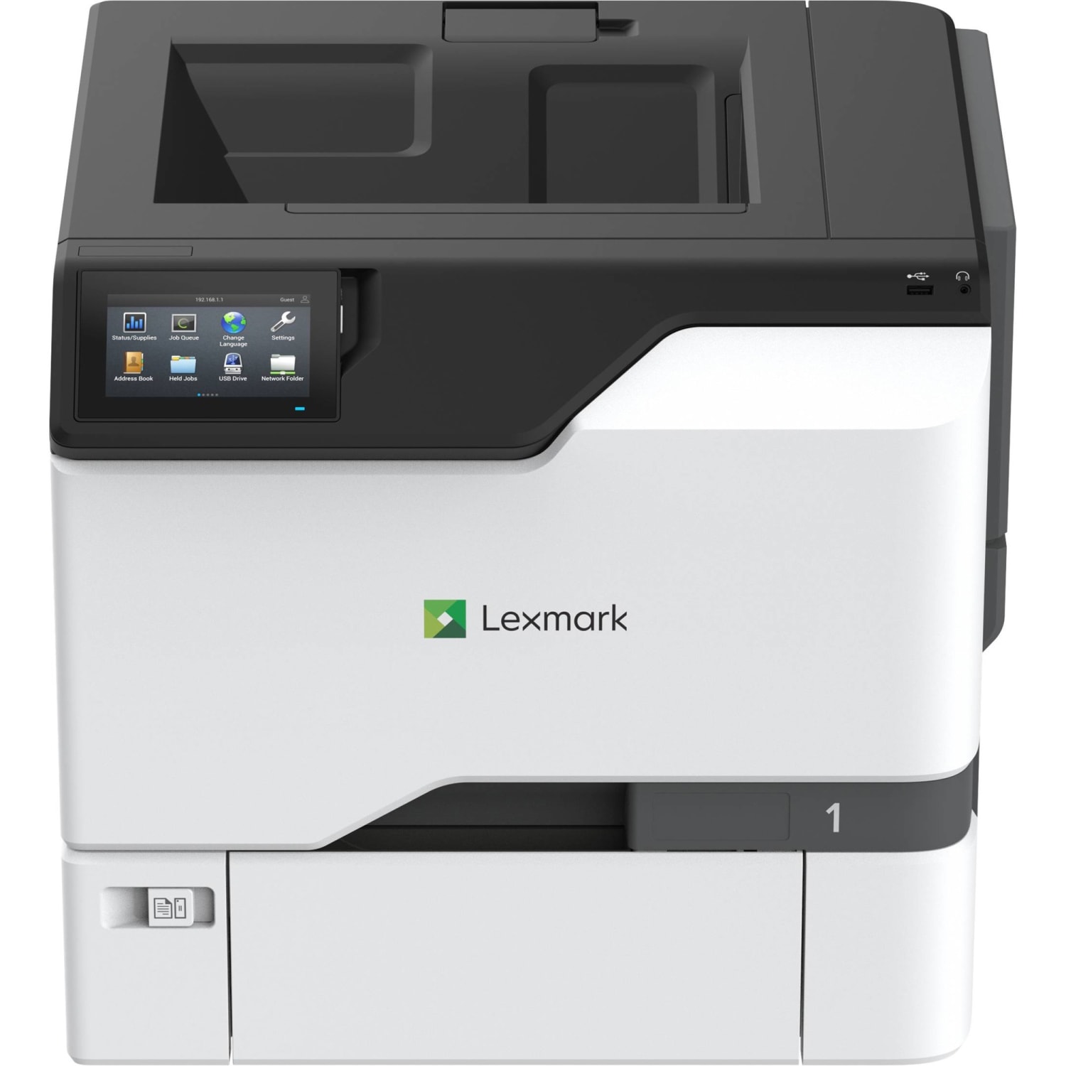 Lexmark CS730de Desktop Wired Laser Printer - Color - 40 ppm Mono / 40 ppm Color - 2400 x 600 dpi Print - Automatic Duplex Print - 650 Sheets Input - Ethernet - 120000 Pages Duty Cycle - Plain Paper Print - Gigabit Ethernet - USB - Image 3