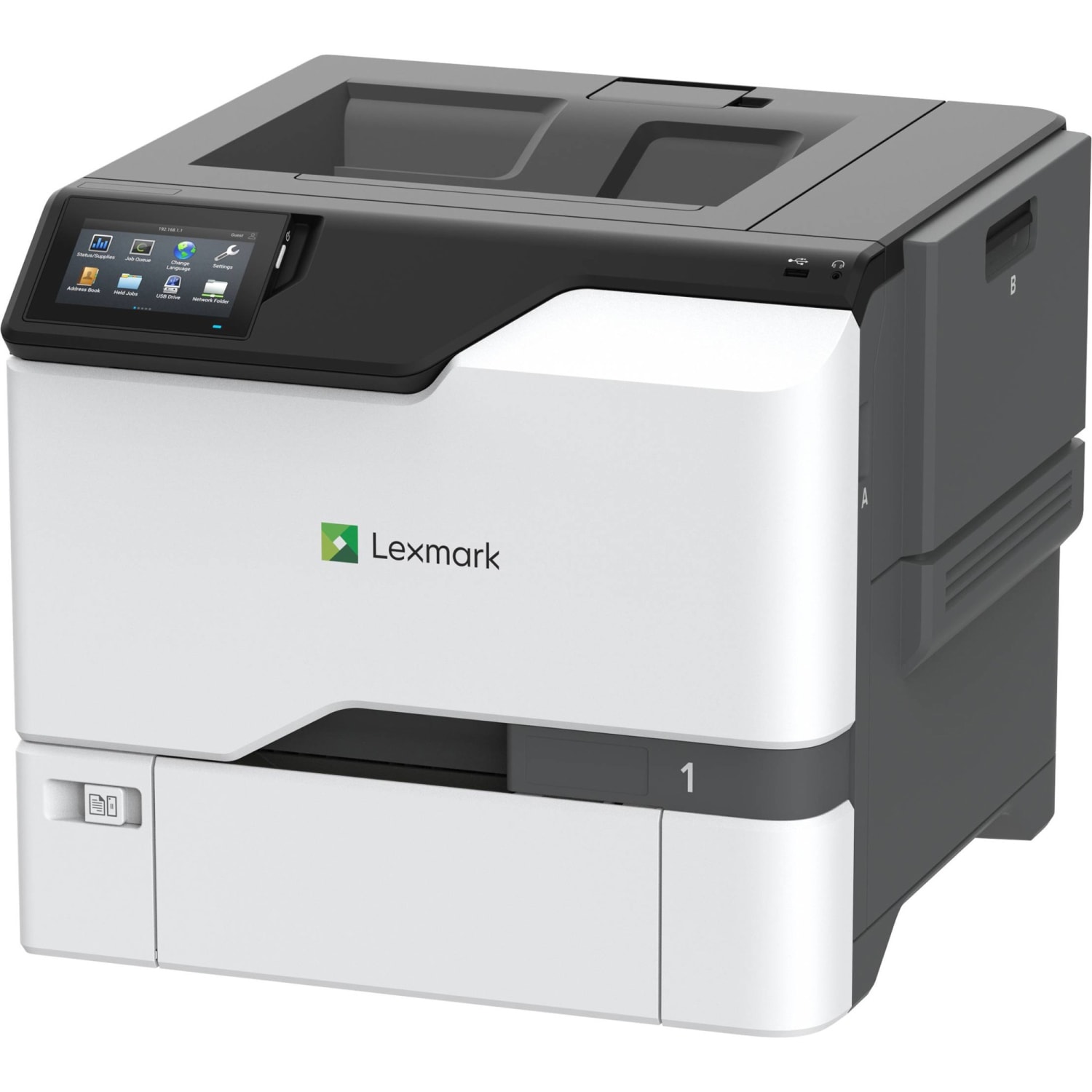 Lexmark CS730de Desktop Wired Laser Printer - Color - 40 ppm Mono / 40 ppm Color - 2400 x 600 dpi Print - Automatic Duplex Print - 650 Sheets Input - Ethernet - 120000 Pages Duty Cycle - Plain Paper Print - Gigabit Ethernet - USB - Image 5