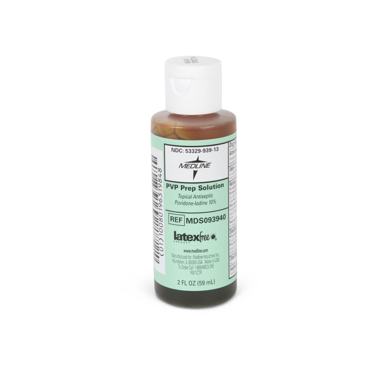 Medline Povidone Iodine Prep Solutions, 2 Oz, Pack Of 48