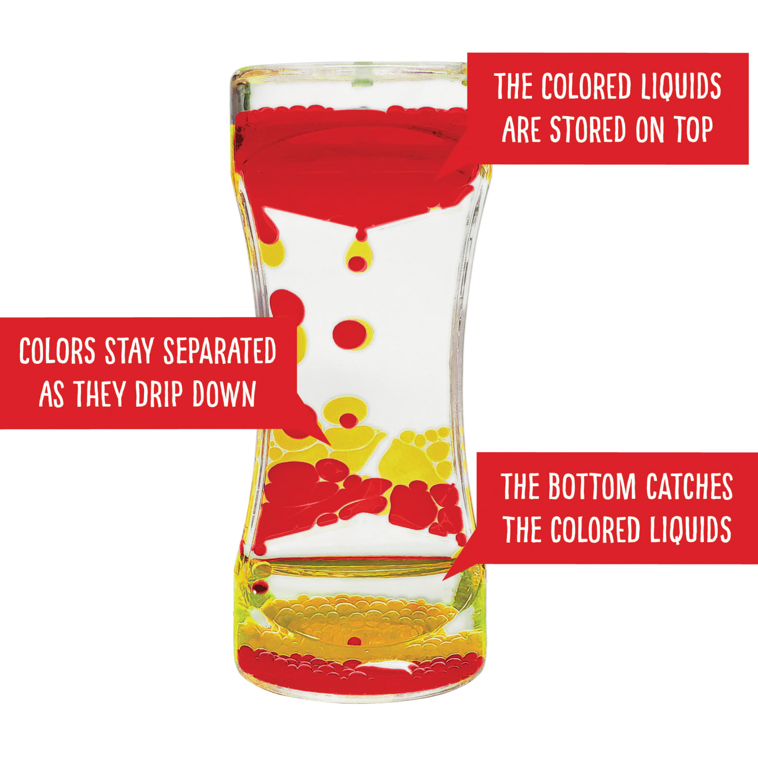 Teacher Created Resources Liquid Motion Bubbler, Red & Yellow, Pack Of 6 - Image 6