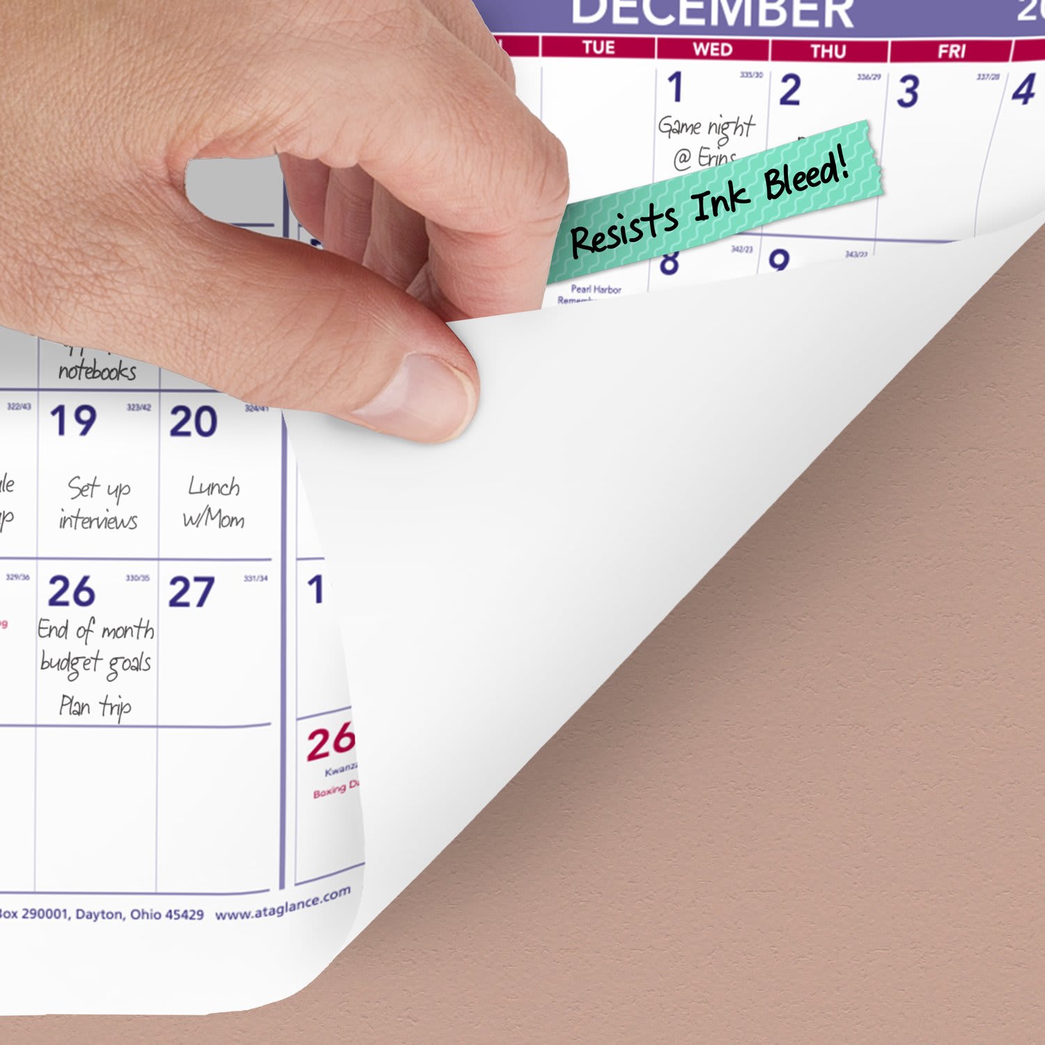 AT-A-GLANCE 2027 Yearly Wall Calendar, Extra Large, 24in x 36in - Image 3
