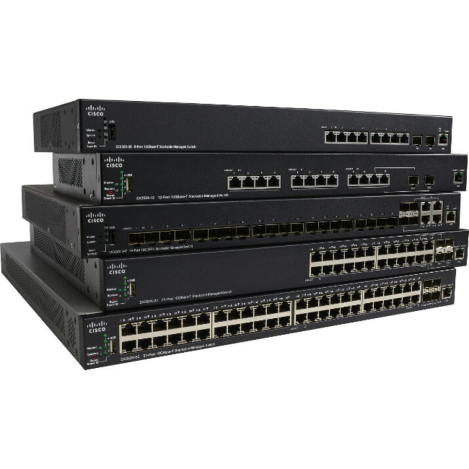 Cisco SX350X-24F 24-Port 10G SFP+ Stackable Managed Switch - 24 Ports - Manageable - 10 Gigabit Ethernet - SX350X24FK9NA - Image 4