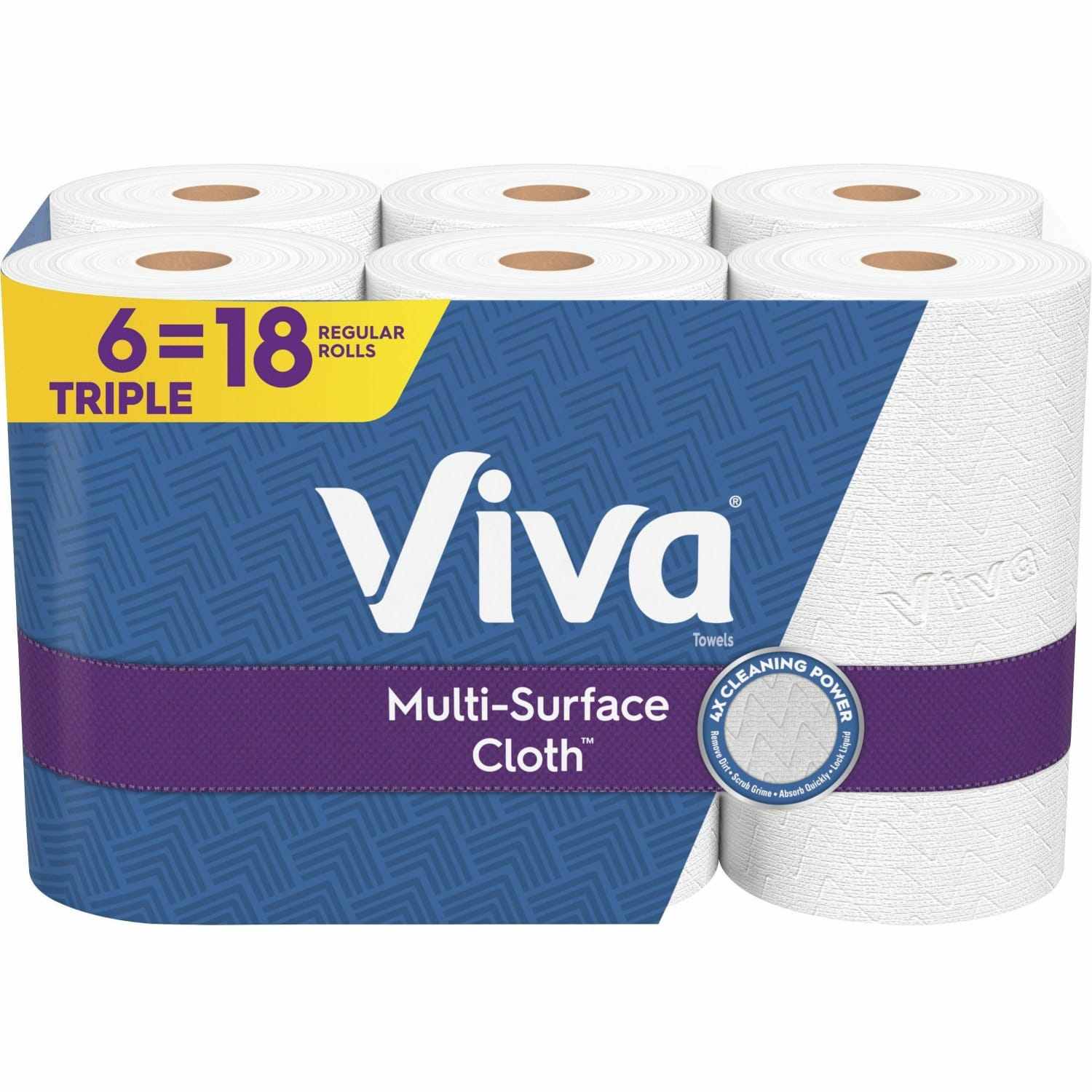 Viva Choose-A-Sheet Paper Towels, White, 165 Sheets Per Roll, Pack Of 6 Rolls - Image 4