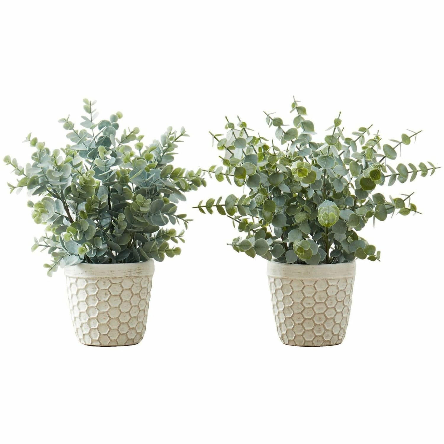 Monarch Specialties Emelia 12-1/2inH Artificial Plants With Pots, 12-1/2inH x 11-1/2inW x 11-1/2inD, Green, Set Of 2 Plants - Image 6