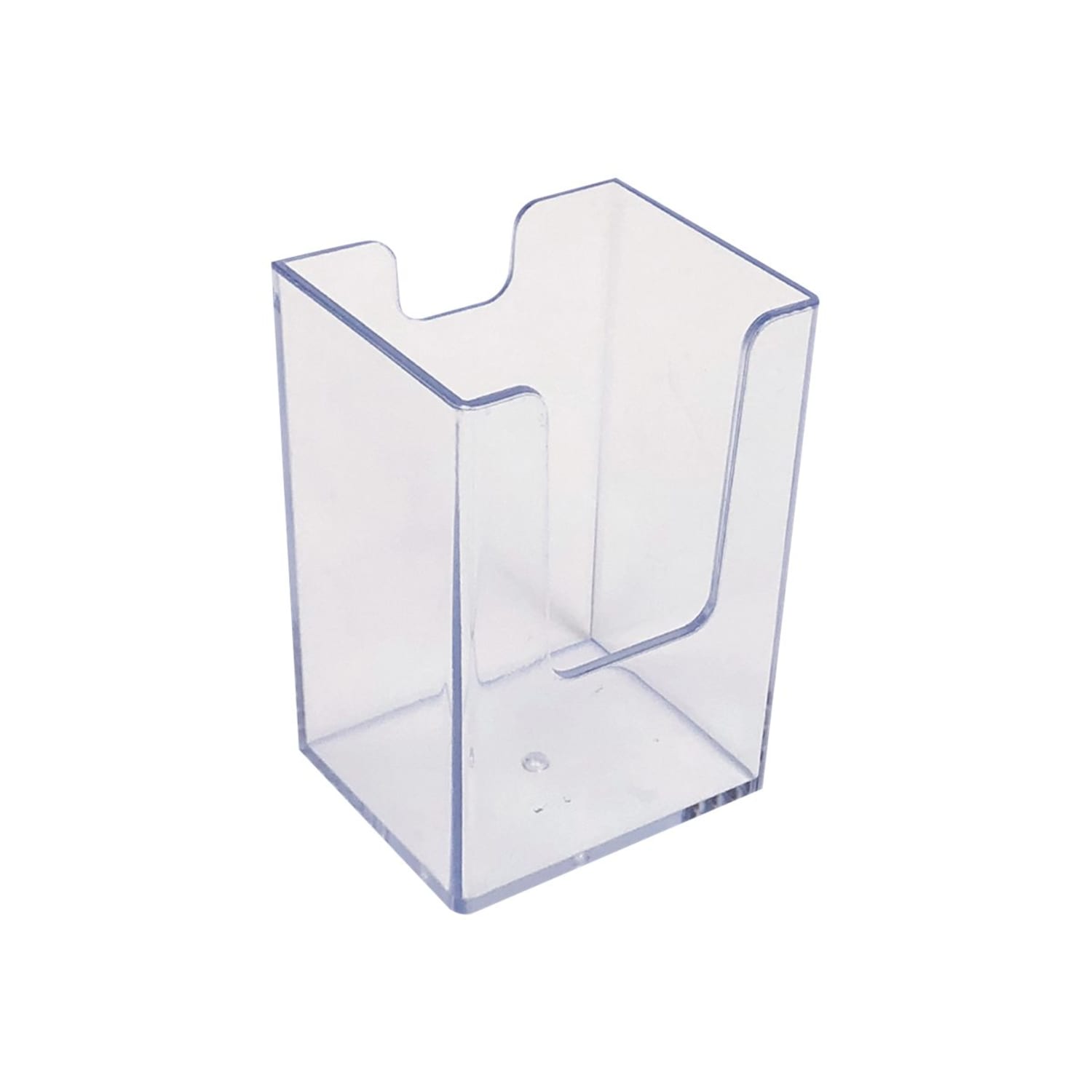 Azar Displays Deep Vertical Business/Gift Card Holders, 3-1/2inH x 2-15/16inW x 1-15/16inD, Clear, Pack Of 10 Holders - Image 3