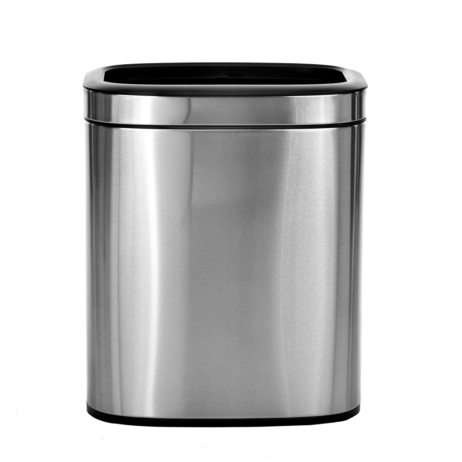 Alpine Industries Stainless Steel Rectangular Liner Open Top Trash Cans, 5.3 Gallons, Silver, Pack Of 2 Cans - Image 6