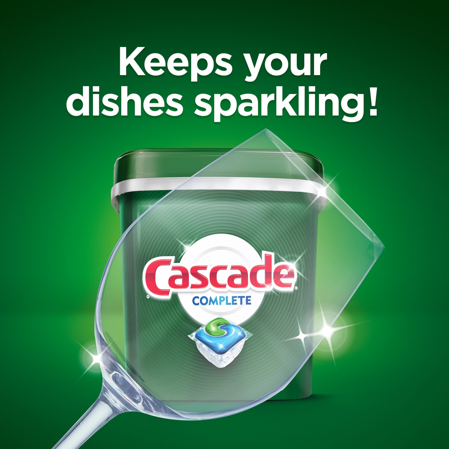 Cascade Complete ActionPacs Dishwasher Detergent Pods, Fresh Scent, Box Of 43 - Image 5