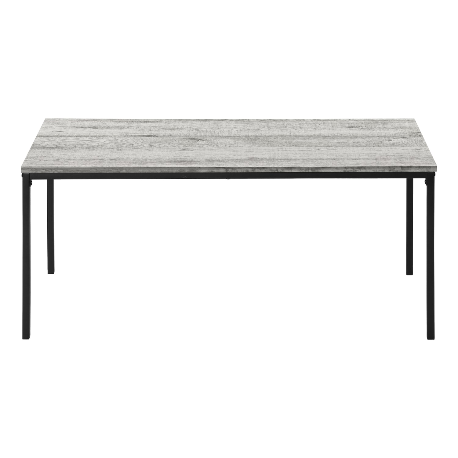 Monarch Specialties Jodi Metal/Laminate 3-Piece Rectangular Table Set, Gray/Black - Image 6