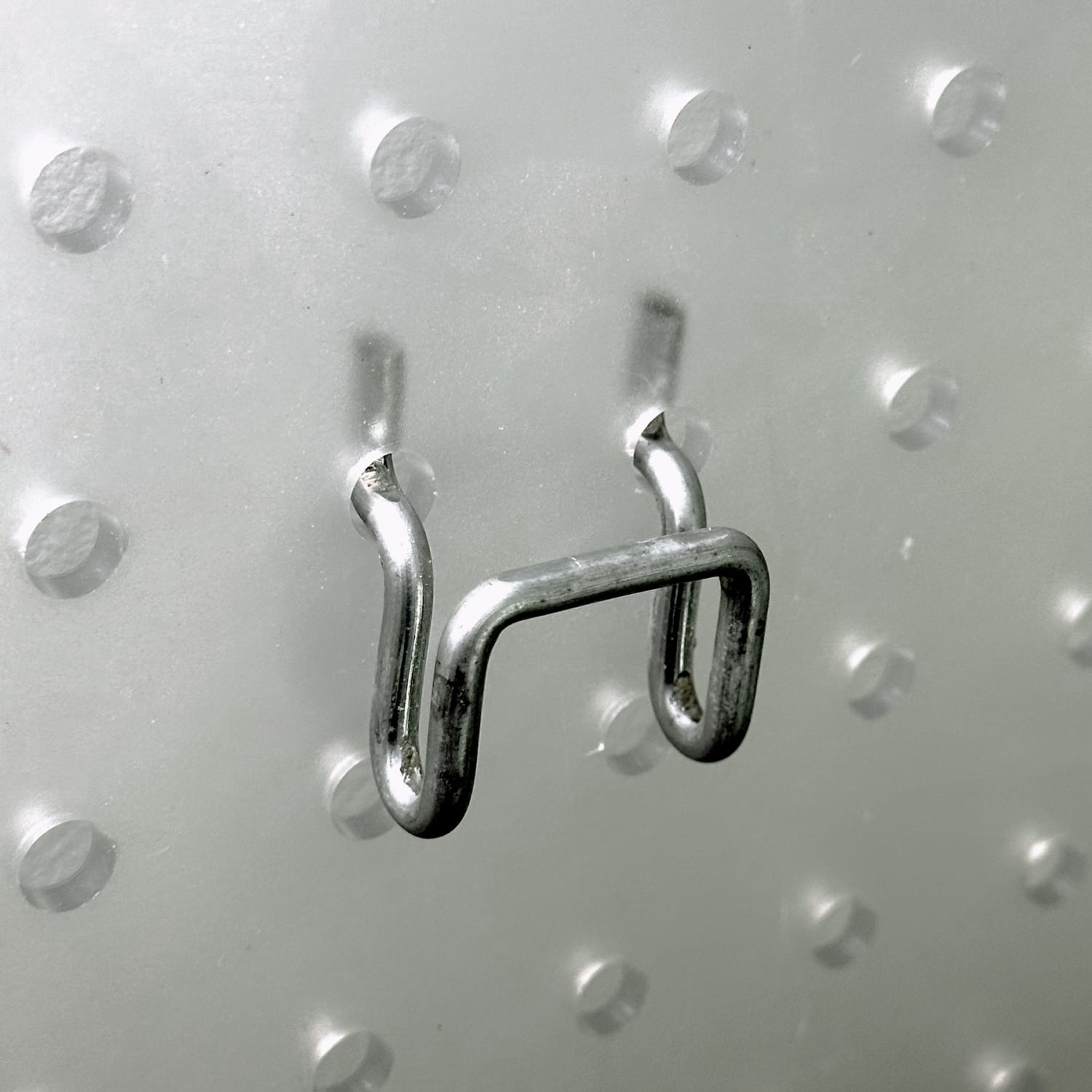 Azar Displays Galvanized Metal U Hooks For Pegboard And Slatwall Systems, 3/4inH x 1-1/8inW x 1/2inD, Pack Of 20 Hooks - Image 5