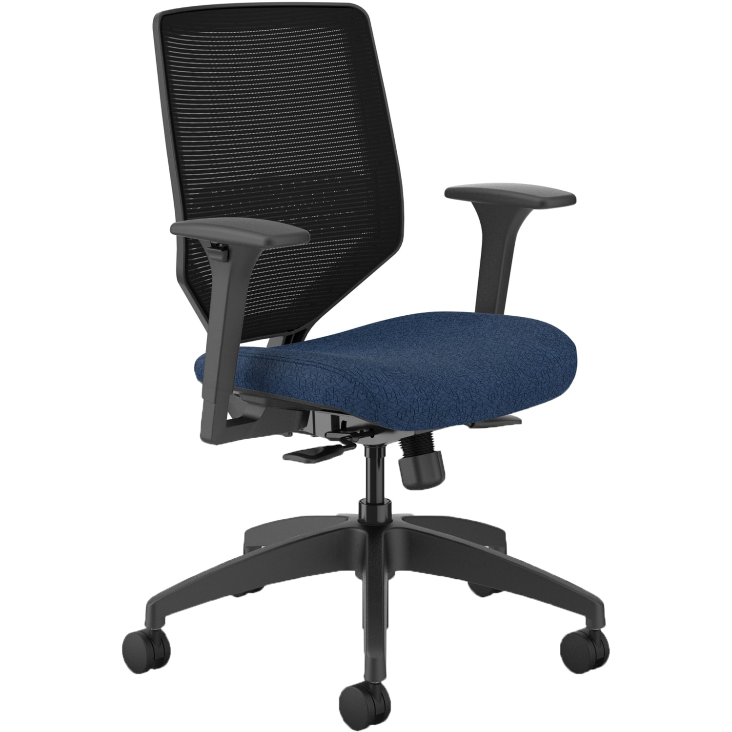 HON Solve Ergonomic Mesh Mid Back Task Chair BlackNavy PopularChairscom