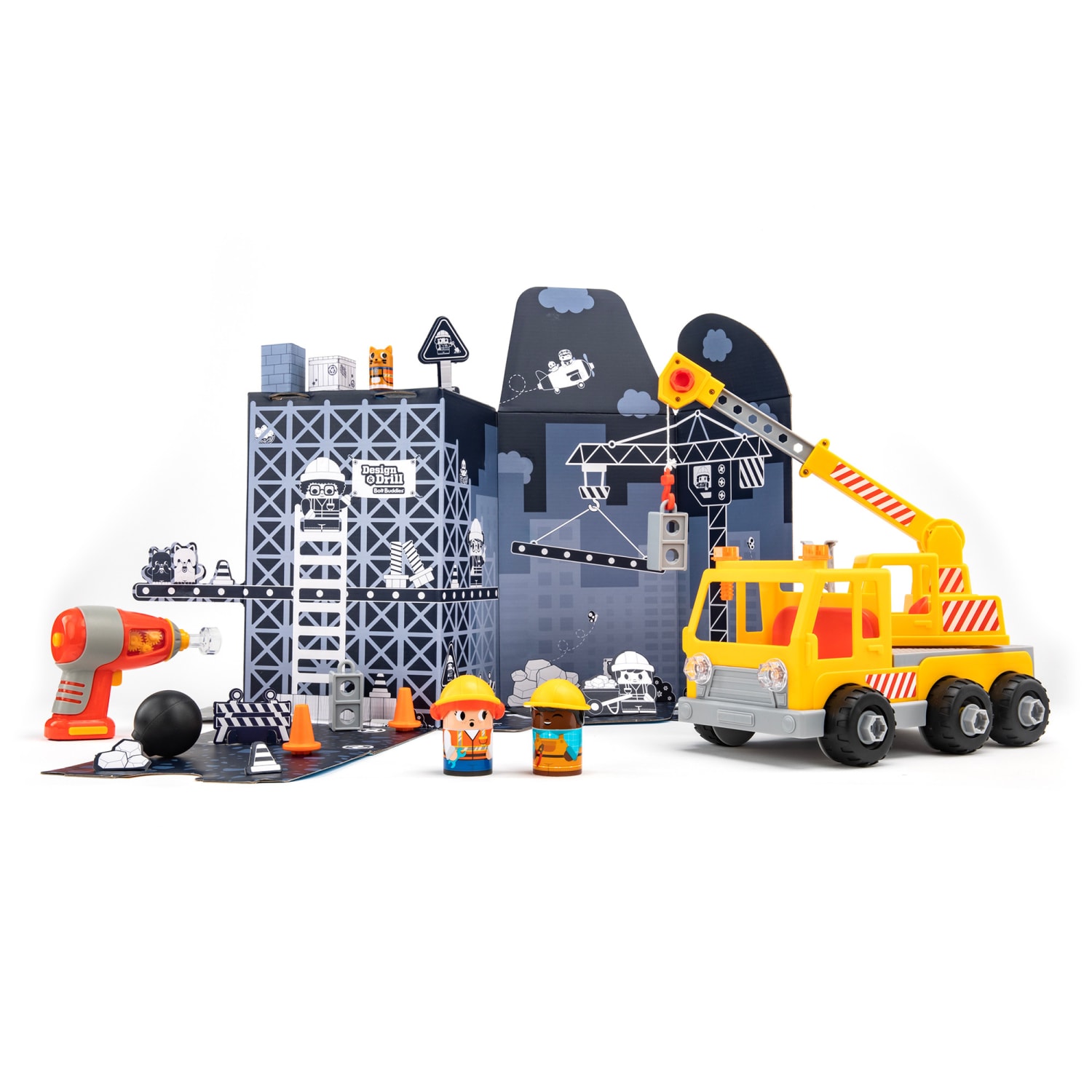 Educational Insights Design & Drill Bolt Buddies, Crane - Image 6