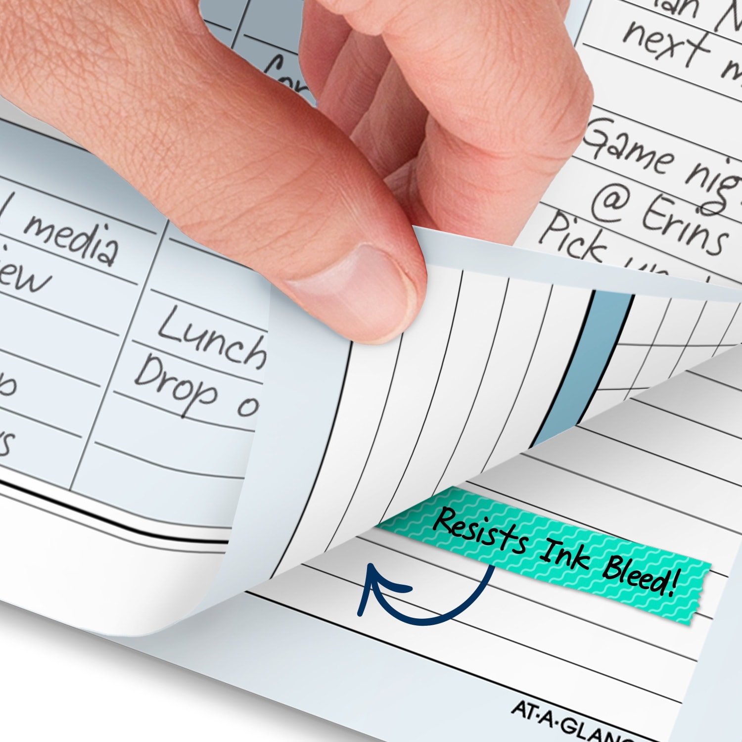 AT-A-GLANCE 2027 Zenscapes Daily Monthly Planner Two Page Per Day Refill, Loose-Leaf, Desk Size, 5 1/2in x 8 1/2in - Image 5