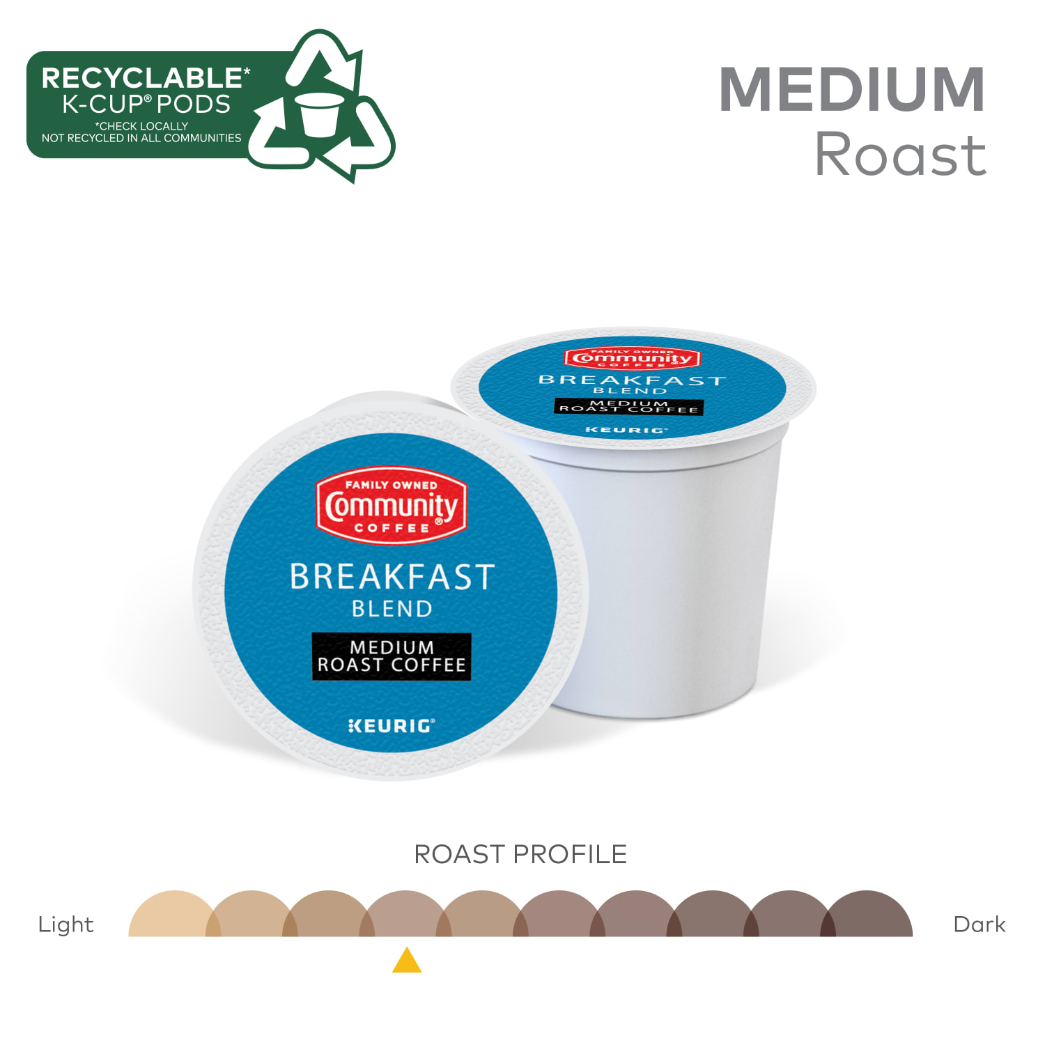 Community Coffee Keurig Single Serve K-Cup Pods, Breakfast Blend, Medium Roast, Box Of 24 Pods - Image 6