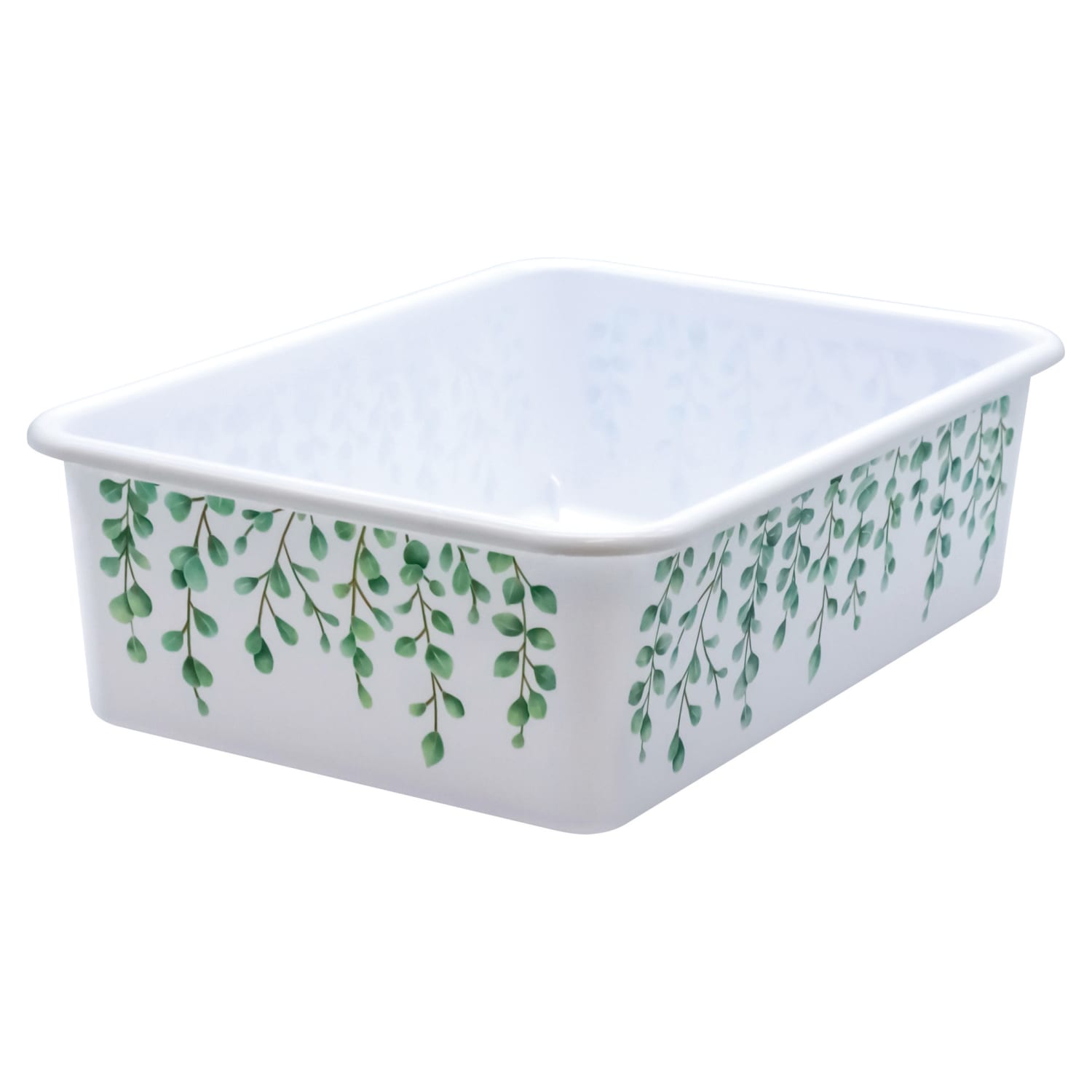 Teacher Created Resources Plastic Storage Bin, Large, Eucalyptus, Pack Of 3 - Image 4