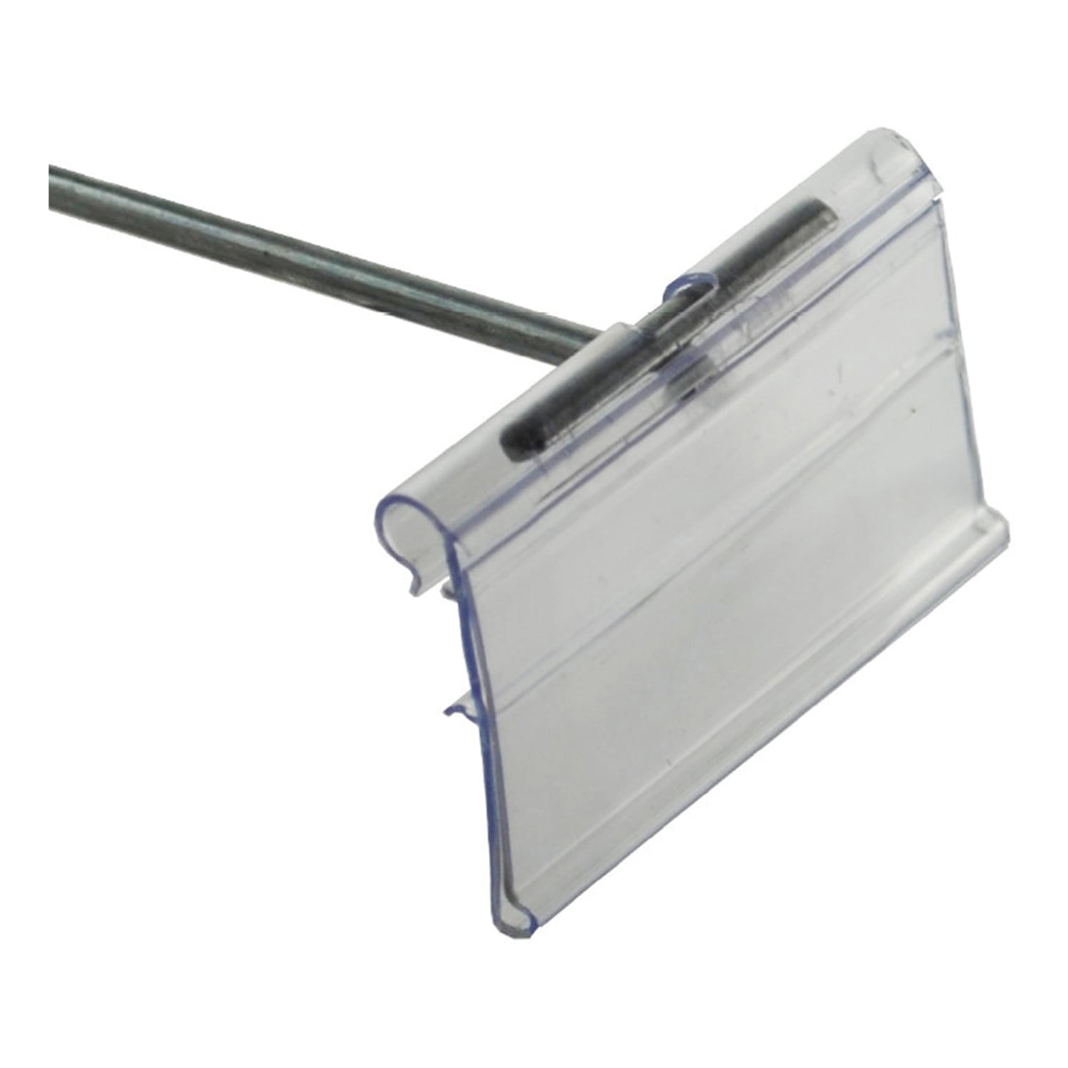 Azar Displays Flip Scan Paper Label Holders, 1-1/4in x 2in, Clear, Pack Of 50 Label Holders