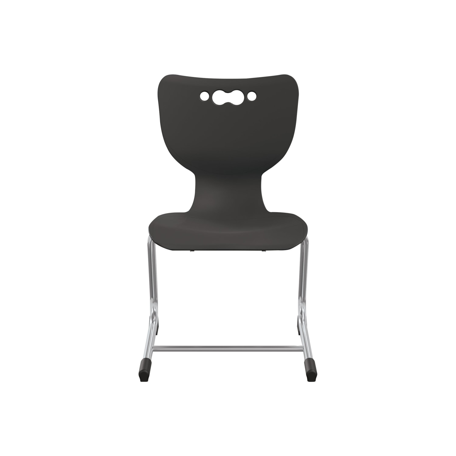MooreCo Hierarchy No Arms Cantilever Chair, Black - Image 3