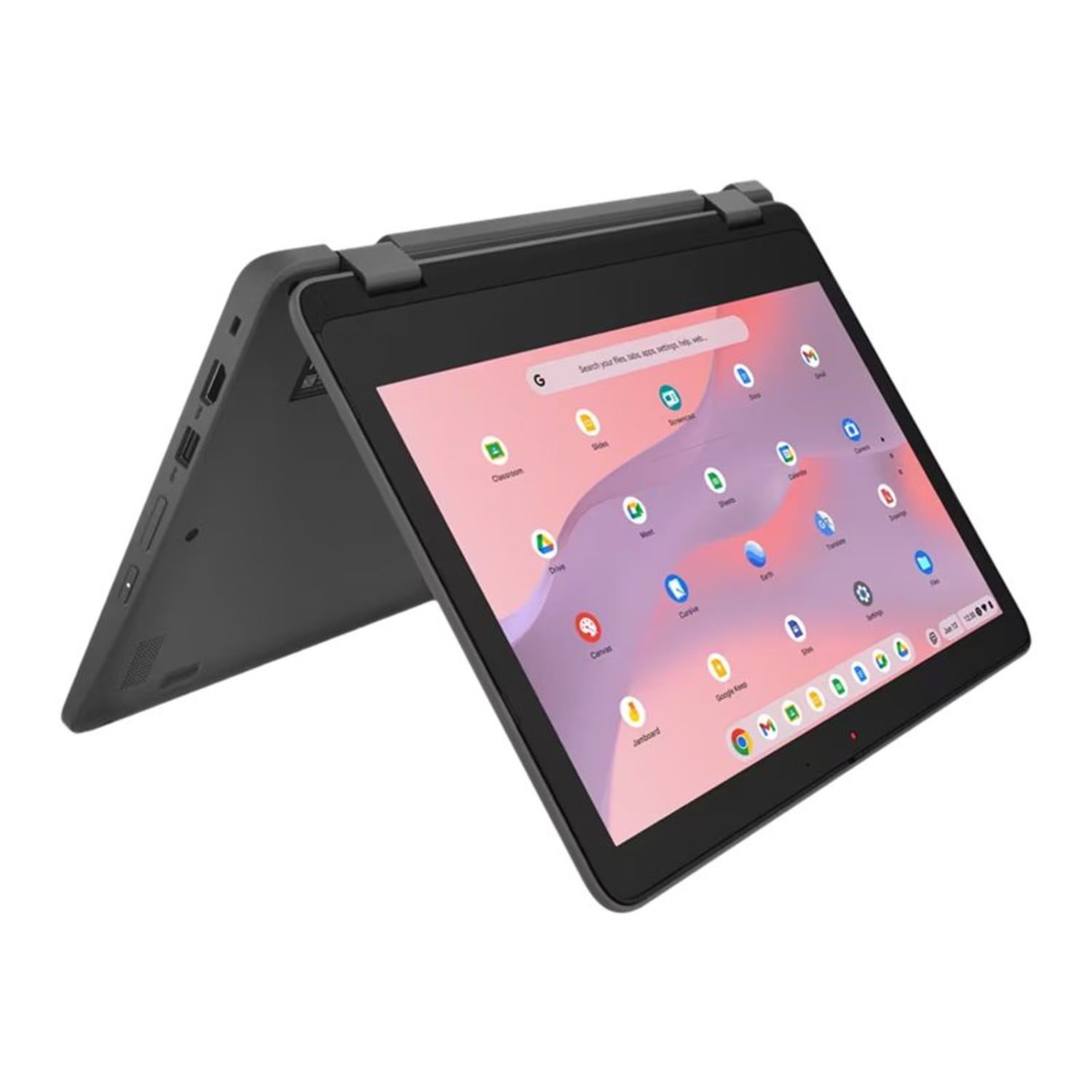 Lenovo 300e Yoga Chromebook Gen 4 82W20004US 11.6in Touchscreen Convertible 2 in 1 Chromebook - HD - 1366 x 768 - Octa-core (ARM Cortex A76 Dual-core (2 Core) 2.05 GHz + Cortex A55 Hexa-core (6 Core) 2 GHz) - 8 GB Total RAM - 8 GB On-board Memory - Image 4