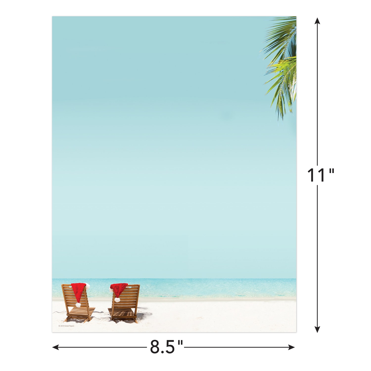 Great Papers! Holiday Letterhead Stationery, 8-1/2in x 11in, Warm Wishes, Pack Of 80 Sheets - Image 3