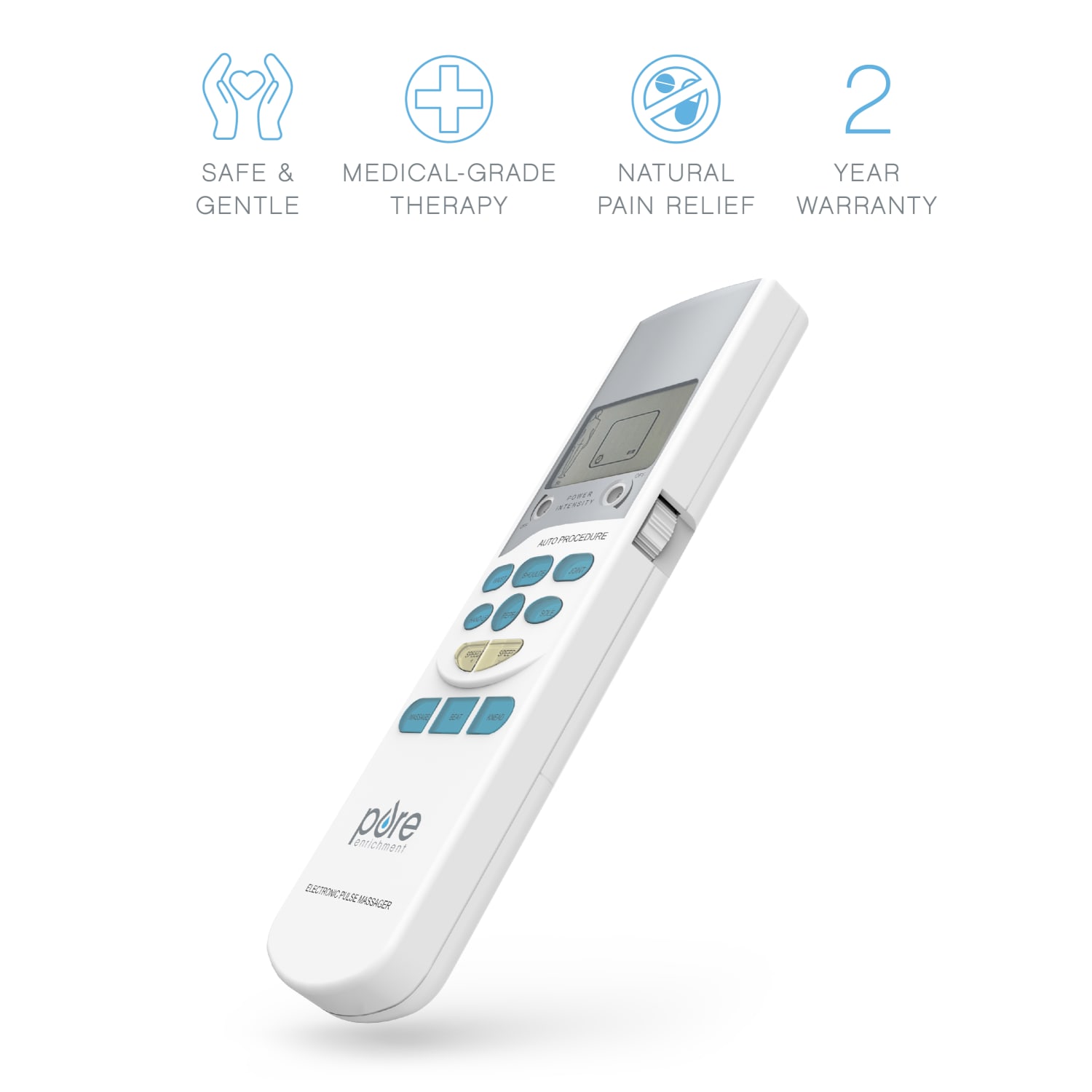 Pure Enrichment PurePulse TENS Electronic Pulse Stimulator, White - Image 5