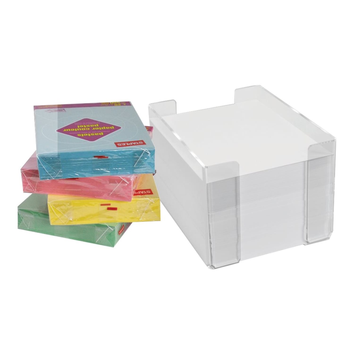 Azar Displays Acrylic Paper Ream Holder, 7-1/2inH x 9inW x 11-1/4inD, Clear - Image 3