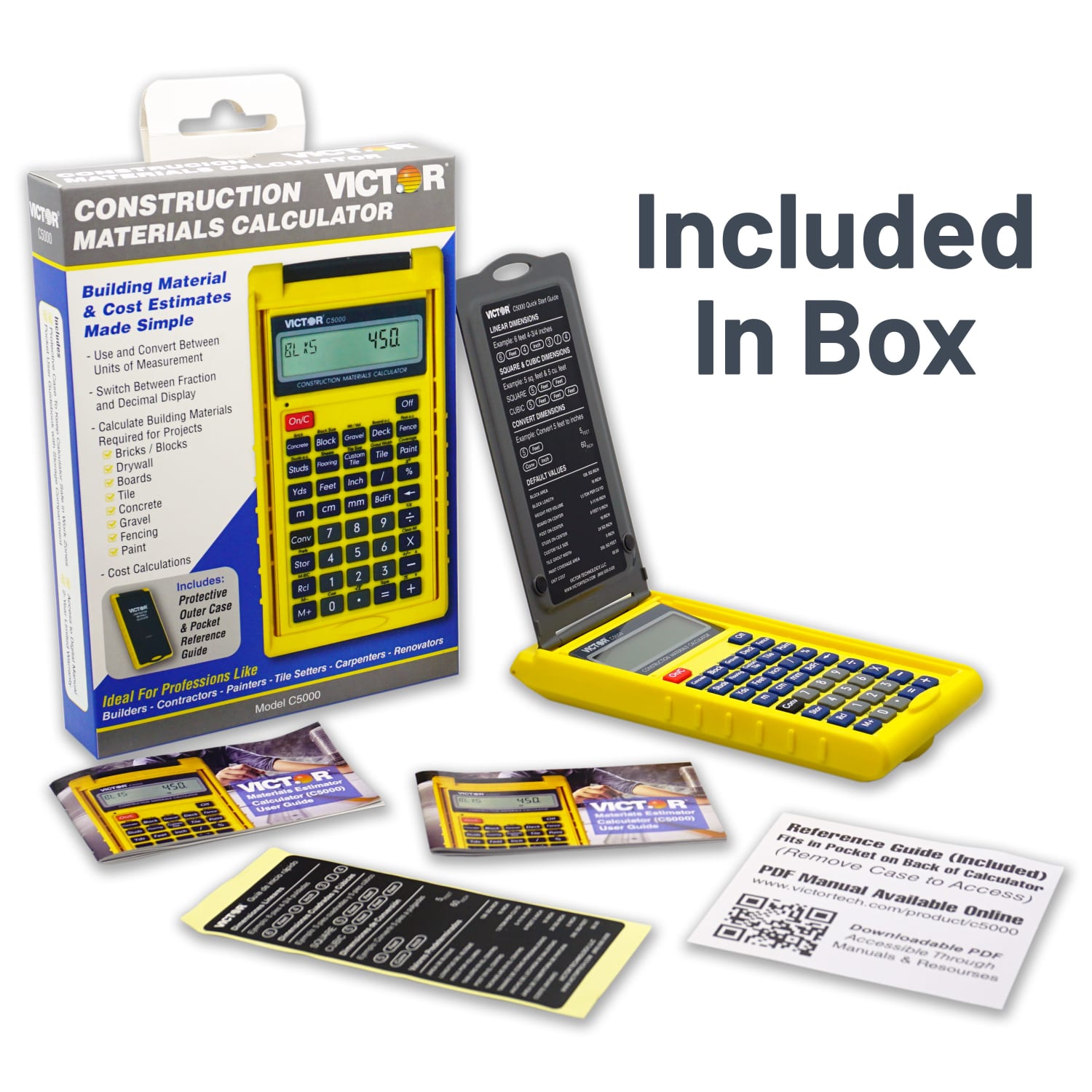 Victor C5000 Construction Materials Calculator With Protective Case - Image 5