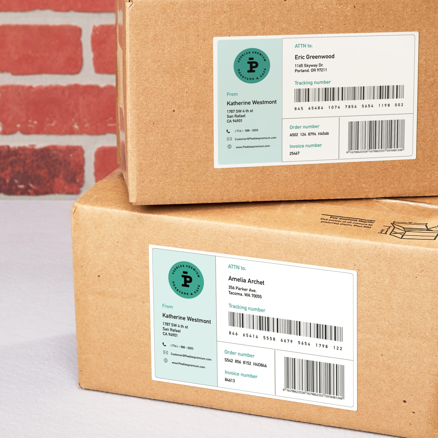 Avery Permanent Labels With Sure Feed, 94259-WMP25, Rectangle, 5in x 8-1/8in, White, Pack Of 50 - Image 3