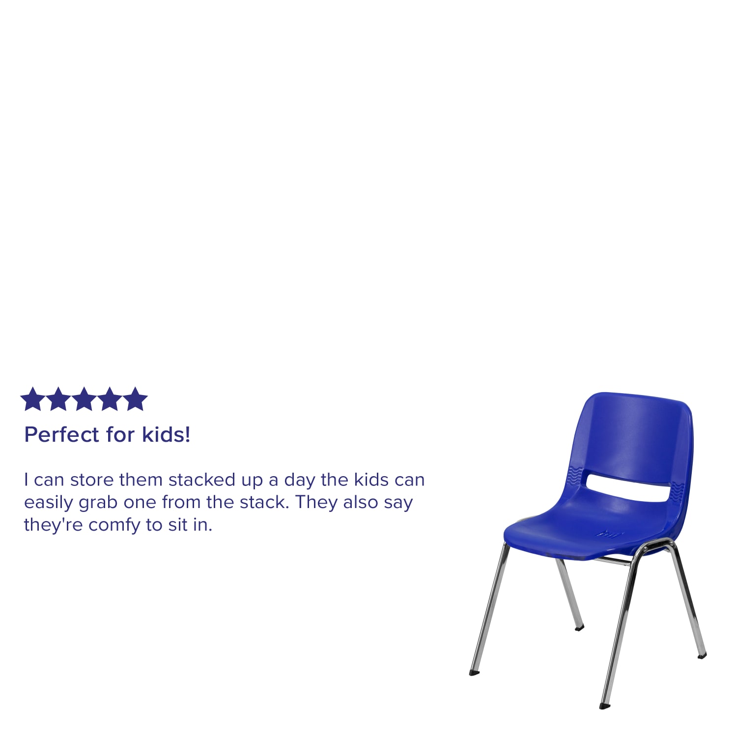 Flash Furniture HERCULES Series 661lb Capacity Ergonomic Shell Stack Chair 16in Seat Height NavyChrome PopularChairscom Flash Furniture HERCULES Series 661 lb Capacity Ergonomic Shell Stack Chair 16in Seat Height NavyChrome PopularChairscom