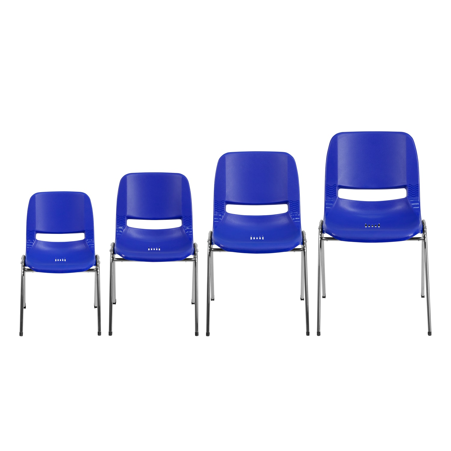 Flash Furniture HERCULES Series 661lb Capacity Ergonomic Shell Stack Chair 16in Seat Height NavyChrome PopularChairscom Flash Furniture HERCULES Series 661 lb Capacity Ergonomic Shell Stack Chair 16in Seat Height NavyChrome PopularChairscom