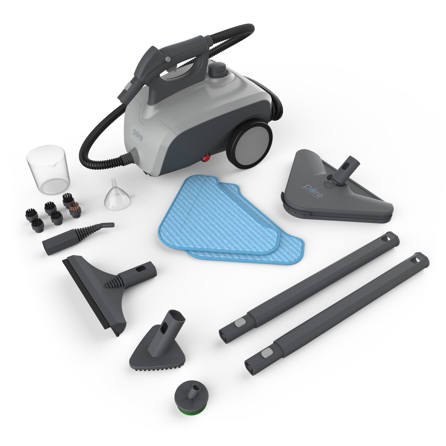 Pure Enrichment PureClean XL 1500W Rolling Portable Steam Cleaner, 1.5 L - Image 5