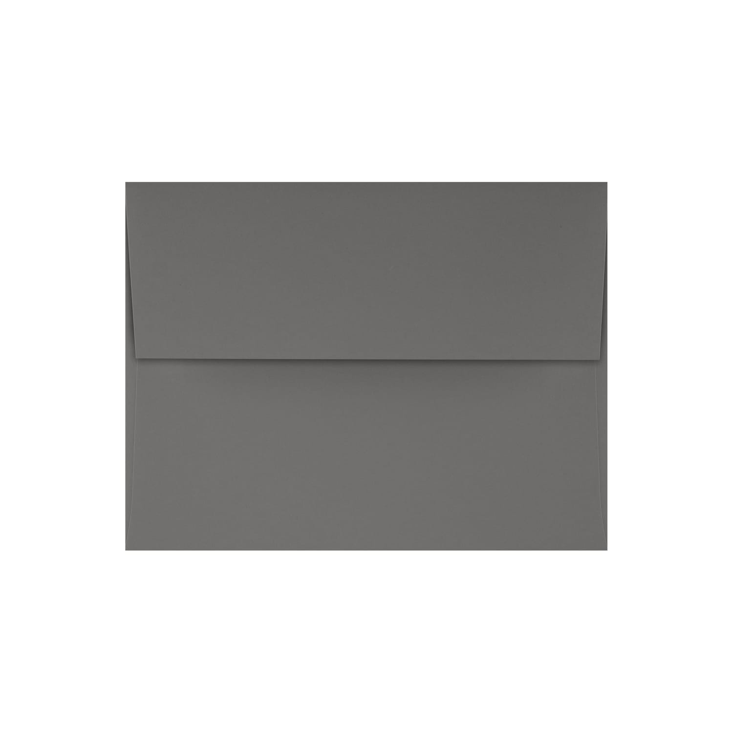 LUX Foil-Lined Invitation Envelopes A4, Peel & Press Closure, Smoke/Silver, Pack Of 50