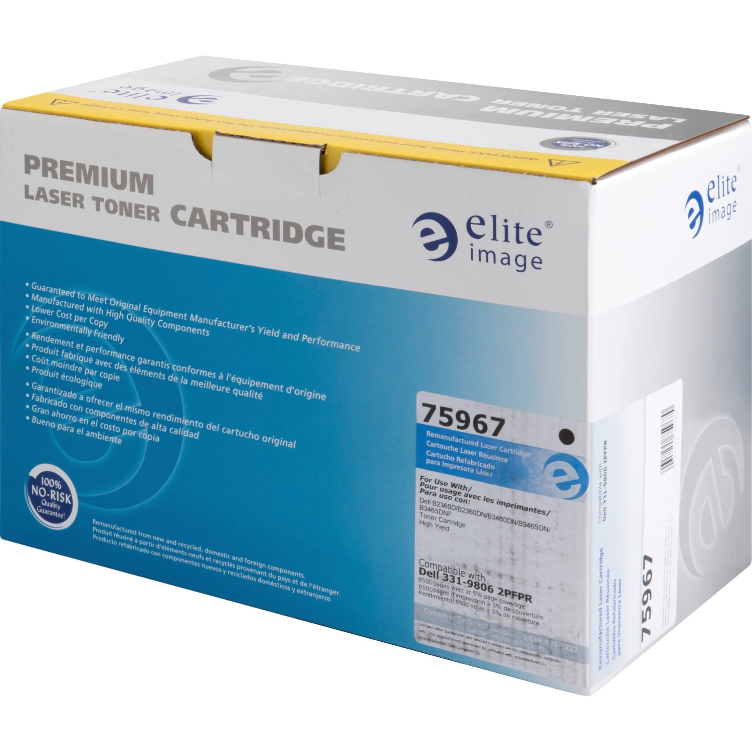 Elite Image Remanufactured Black Toner Cartridge Replacement For Dell D3460, ELI75967 - Image 6
