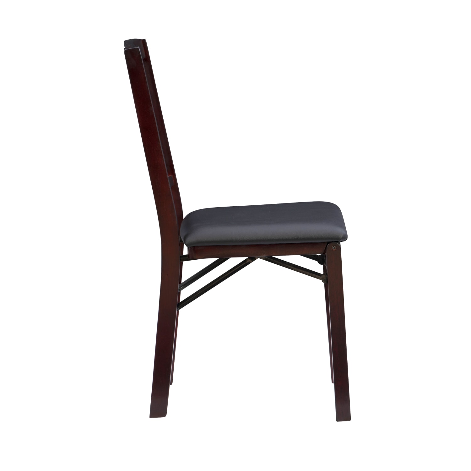 Linon Triena Faux Leather Folding Chairs Dark BrownEspresso Set Of 2 Chairs PopularChairscom Linon Triena Faux Leather Folding Chairs Dark BrownEspresso Set Of 2 Chairs PopularChairscom