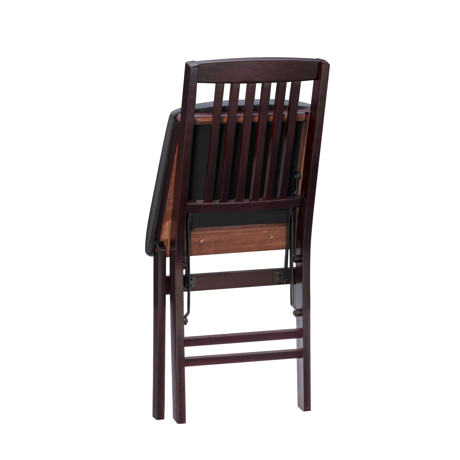 Linon Triena Faux Leather Folding Chairs Dark BrownEspresso Set Of 2 Chairs PopularChairscom Linon Triena Faux Leather Folding Chairs Dark BrownEspresso Set Of 2 Chairs PopularChairscom