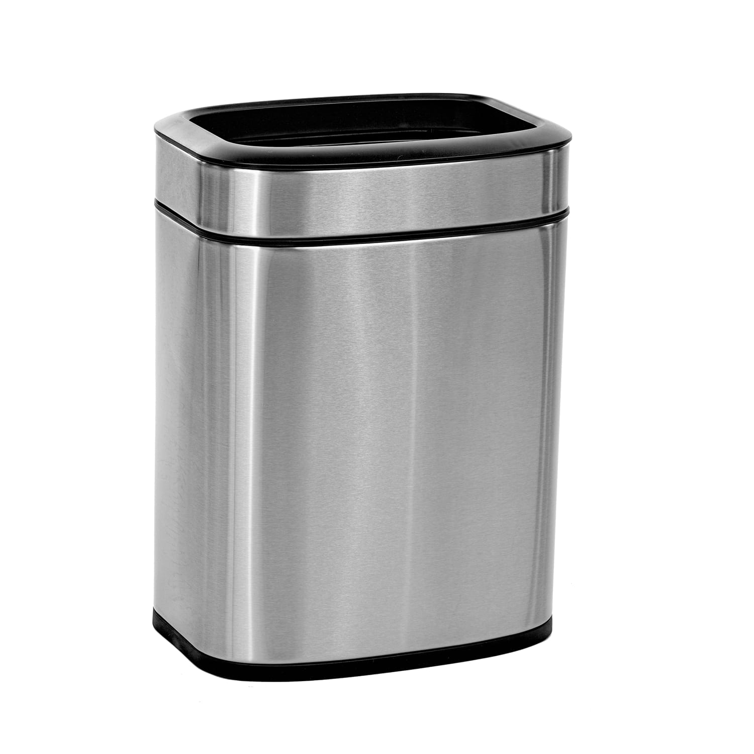 Alpine Stainless Steel Trash Cans, 1.6 Gallon, Silver, Set Of 2 Cans - Image 6