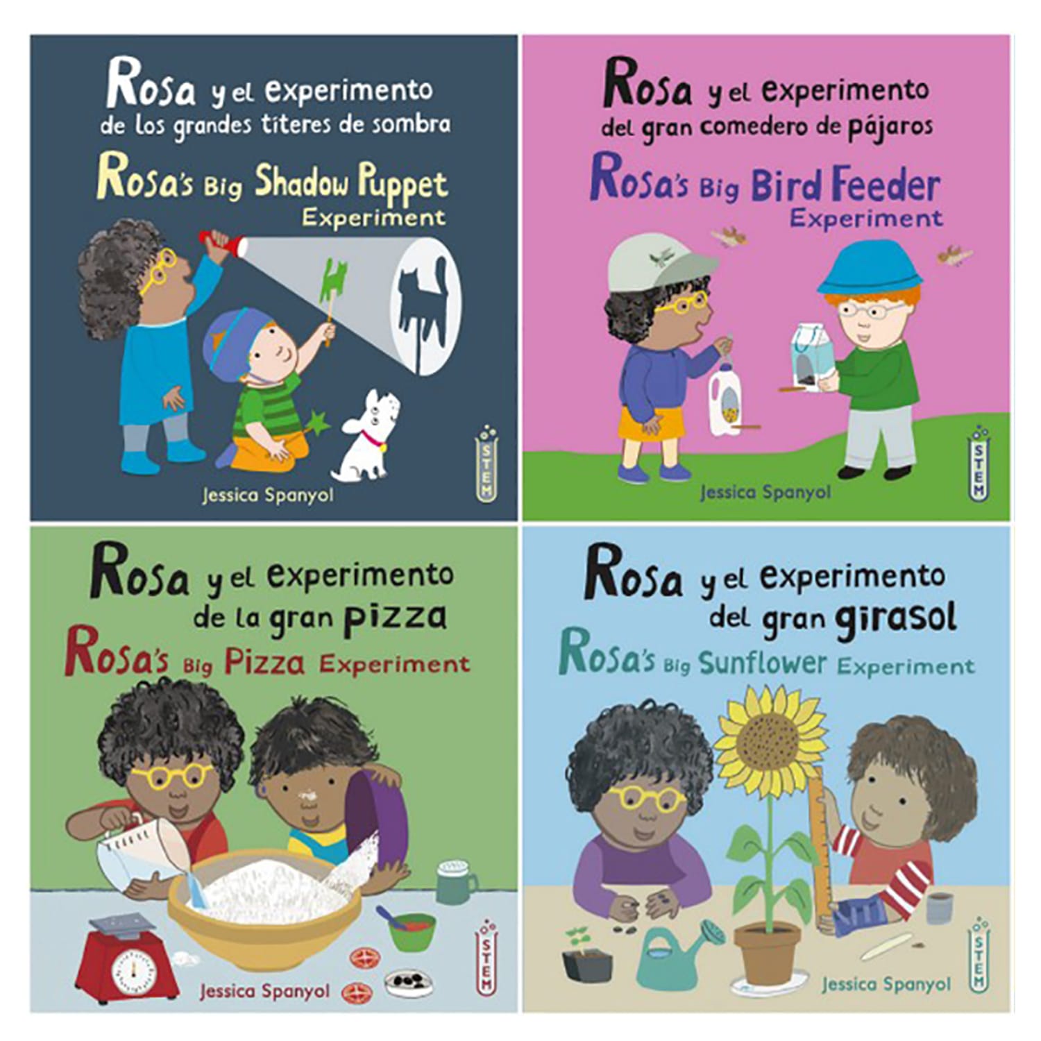 Childs Play Books Rosas Workshop Set 1 & 2, Bilingual Spanish/English, Set Of 8 Books - Image 3