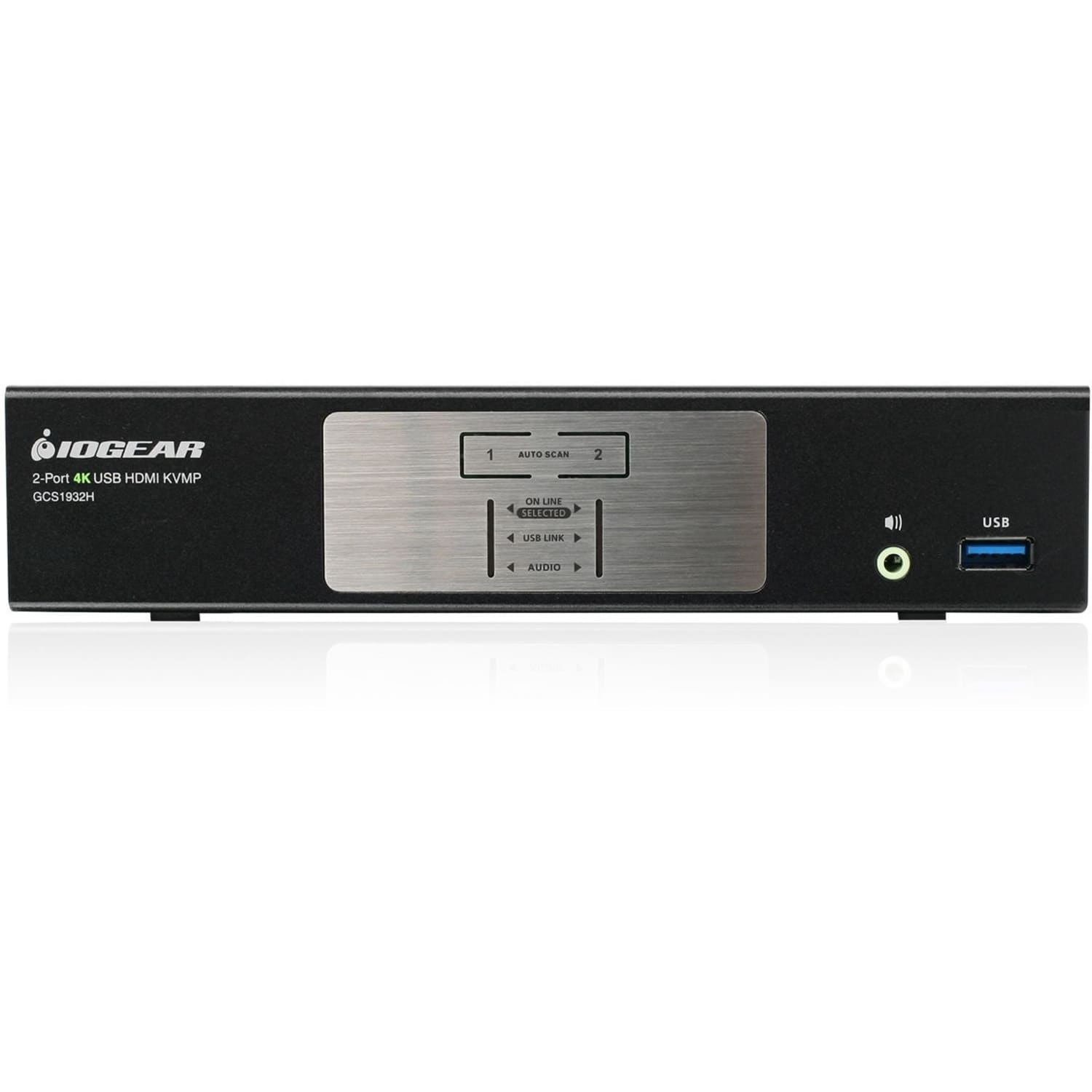 IOGEAR 2-Port 4K KVMP Switch with HDMI Connection, USB 3.0 Hub, and Audio (TAA) - 2 Computer(s) - 1 Local User(s) - 4096 x 2160 - 5 x USB - 3 x HDMI - TAA Compliant - Image 3