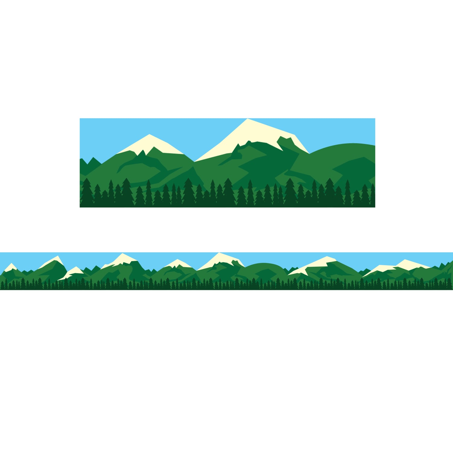 Hygloss Borders, Mountain, 36' Per Pack, Set Of 6 Packs - Image 3