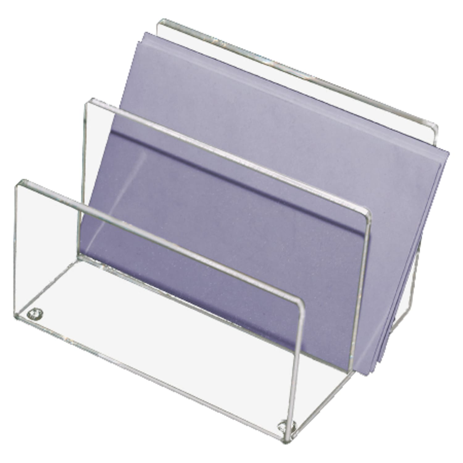 Kantek Mini Sorter, 4in x 4 1/8in x 6 5/16in, Clear