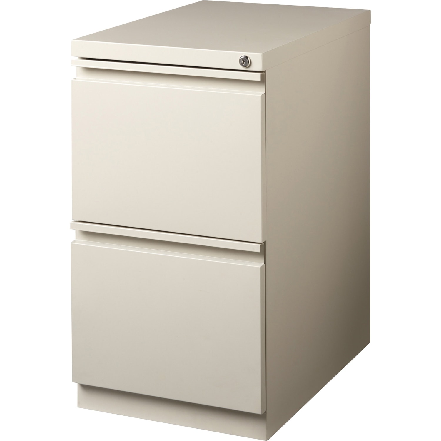Lorell 19-7/8inD Vertical 2-Drawer Mobile Pedestal File Cabinet, Putty - Image 5