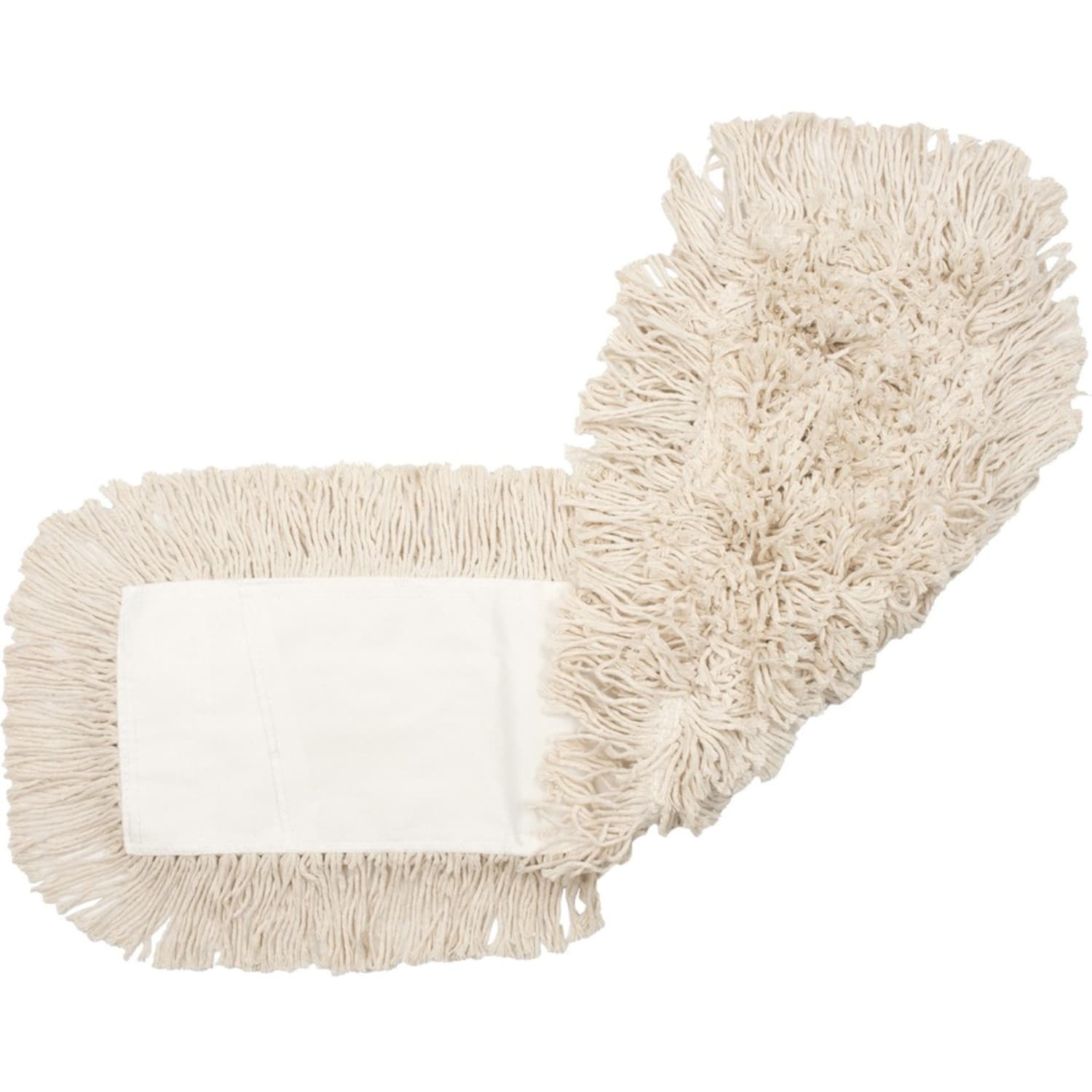 Genuine Joe Dust Mop Refill - 5in Width x 24in Length - Cut Ends, 4-ply, Quick Drying, Launderable - Cotton - Natural - 1.25 lb - 12 / Carton - Image 3